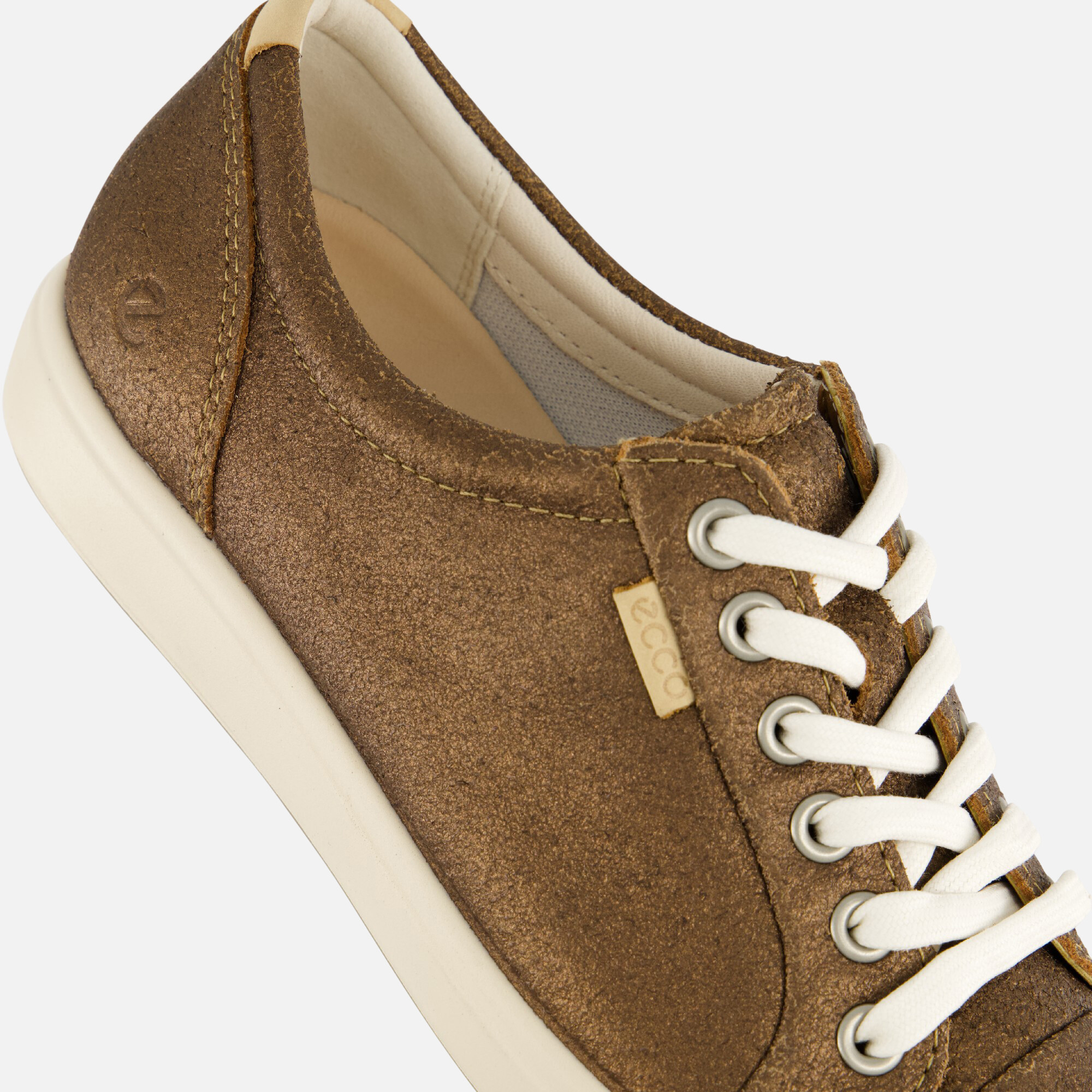 Ecco Soft 7 W Sneakers brons Nubuck afbeelding 4