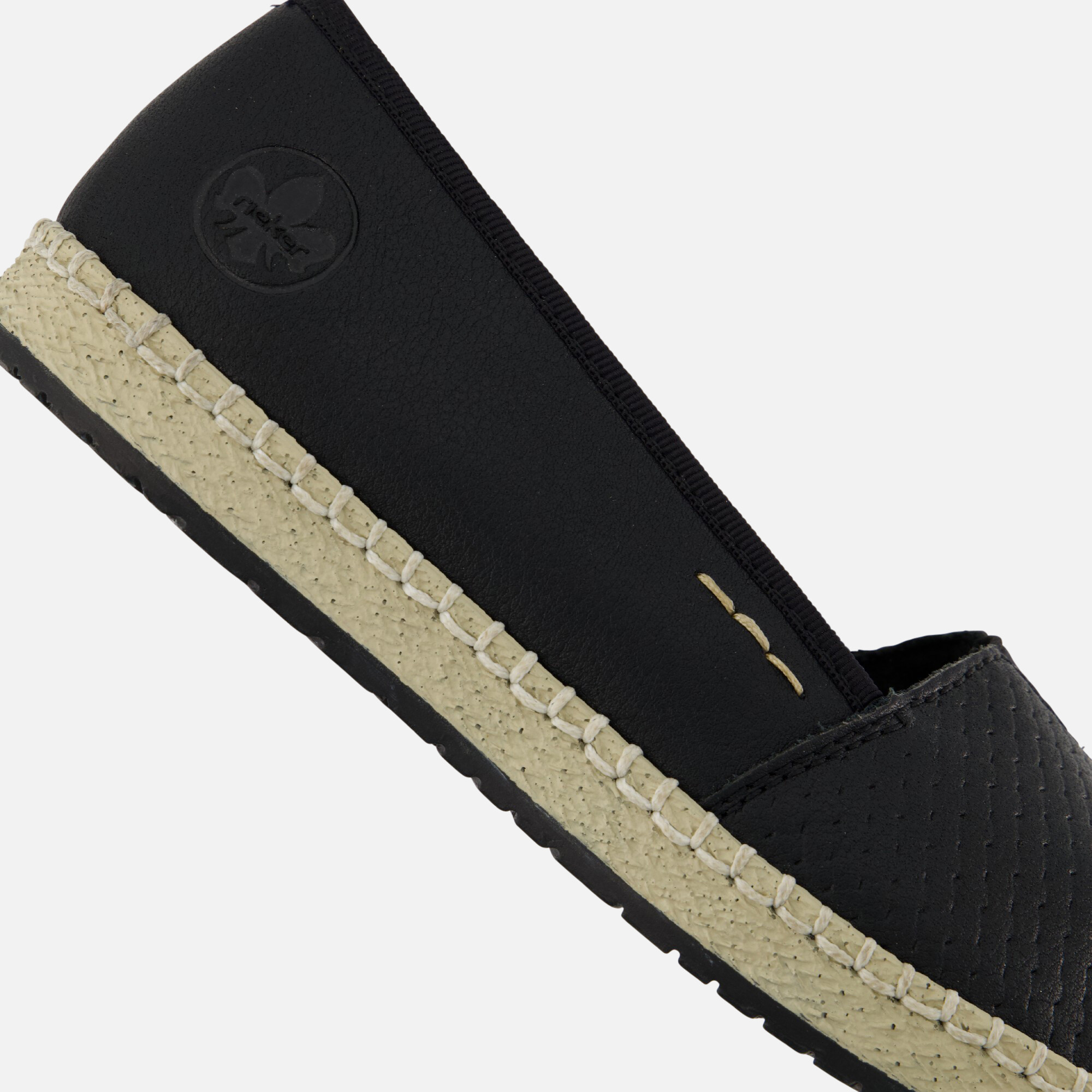 Rieker Instappers zwart Nubuck afbeelding 4