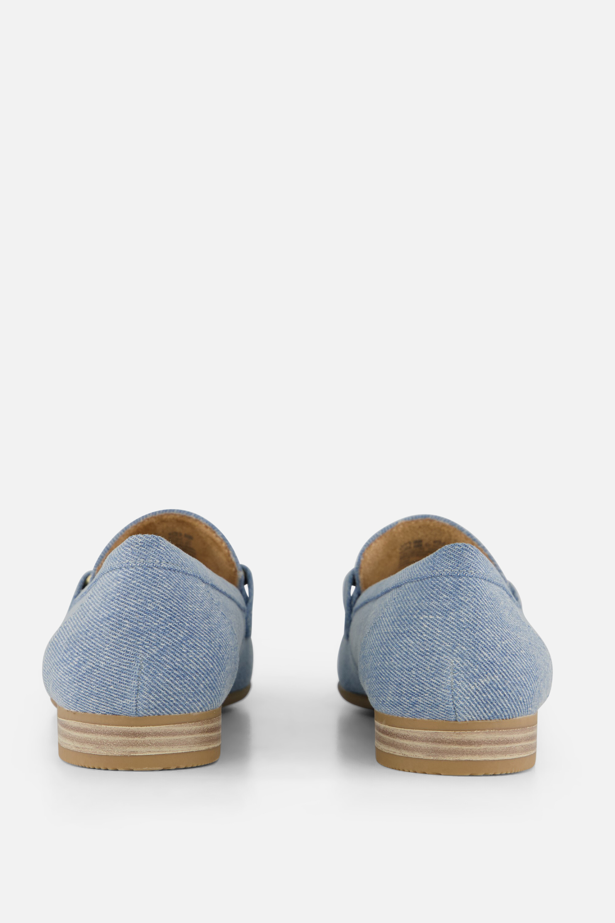 Marco Tozzi Denim Instappers blauw Textel afbeelding 2