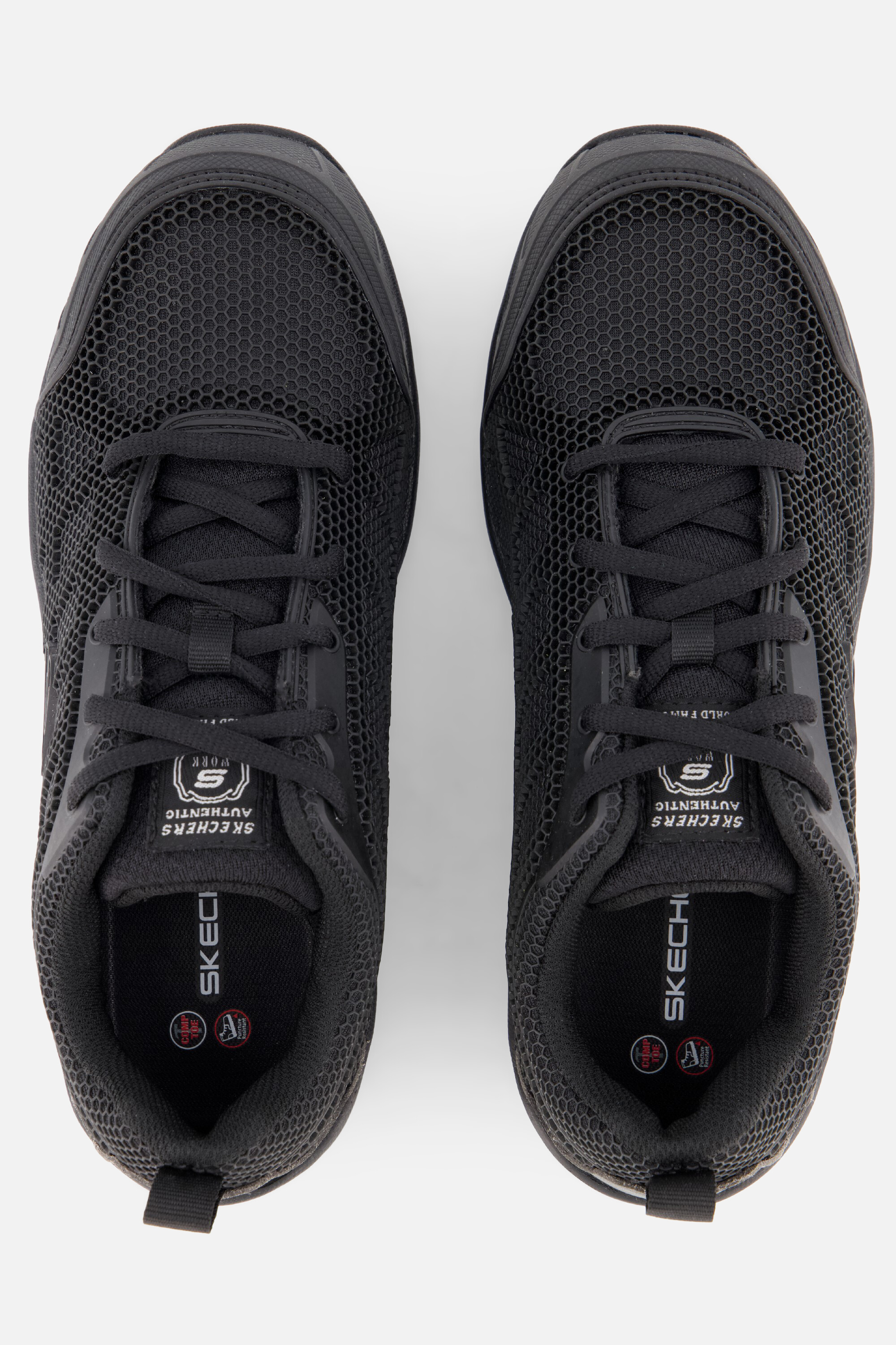 Skechers Work Bulklin Ayak Sneakers zwart Textiel afbeelding 2
