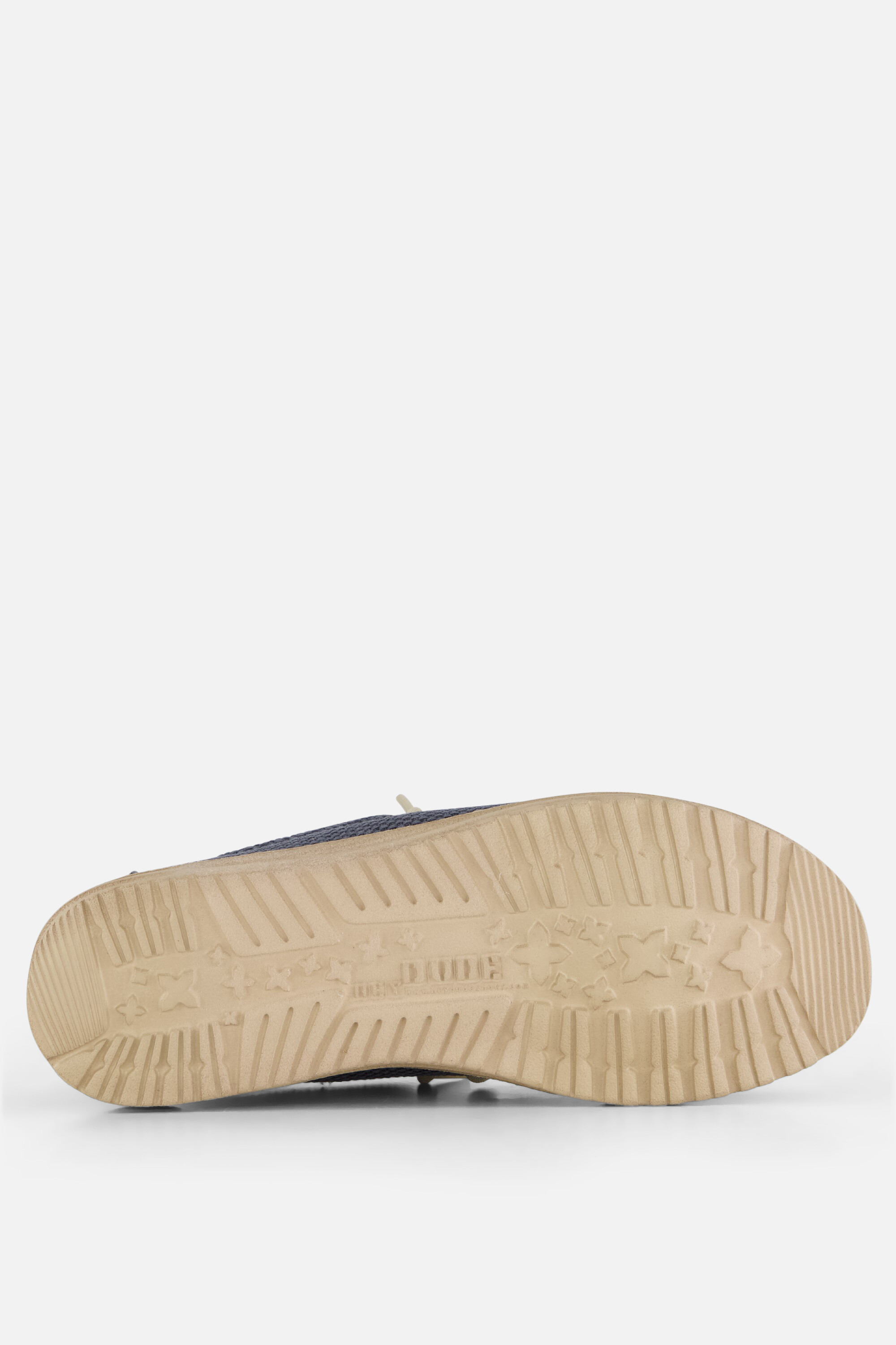 HEYDUDE Wally Braided Instappers blauw Canvas afbeelding 3
