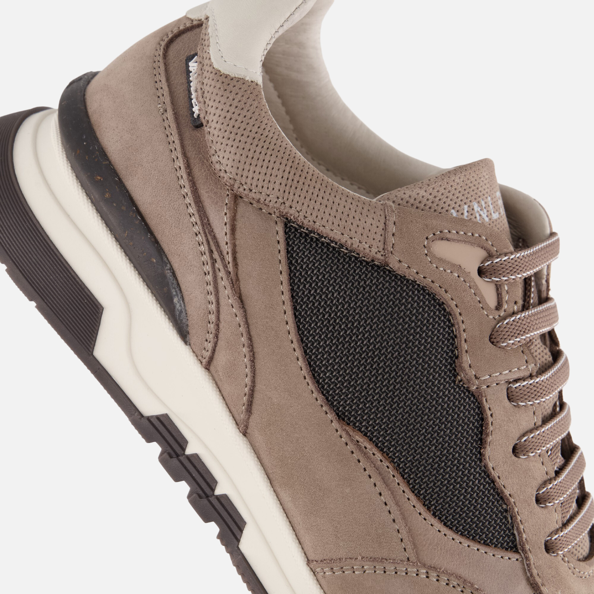 Van Lier Sneakers taupe Nubuck afbeelding 4