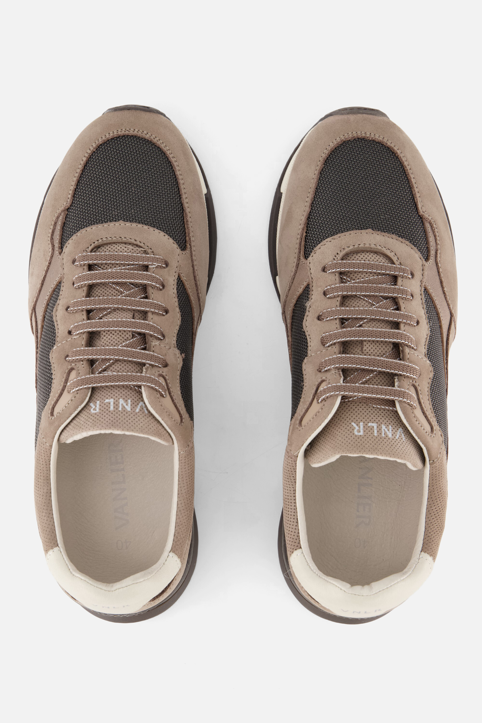 Van Lier Sneakers taupe Nubuck afbeelding 2