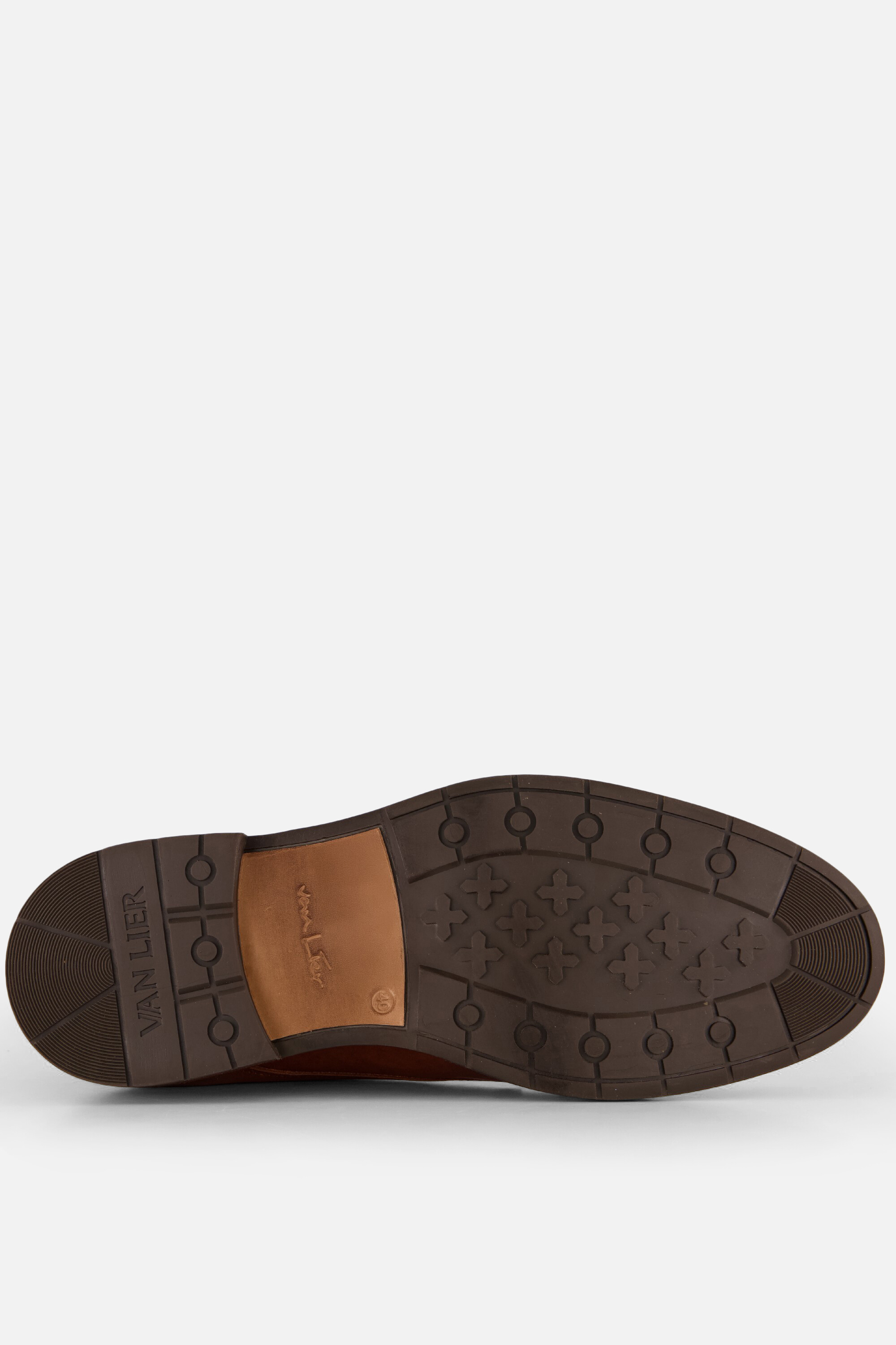 Van Lier Veterschoenen cognac Leer afbeelding 3