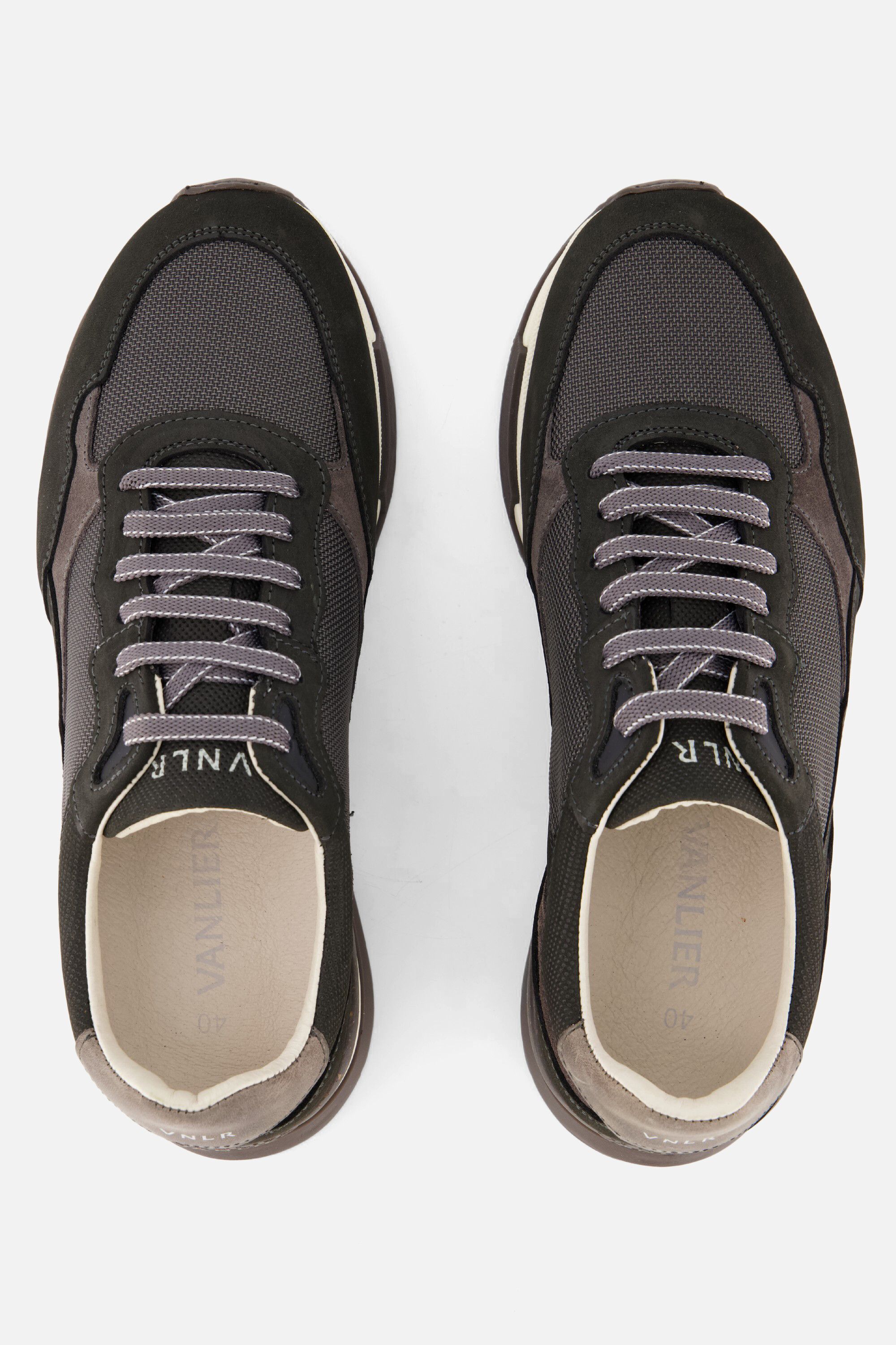 Van Lier Sneakers grijs Nubuck afbeelding 2