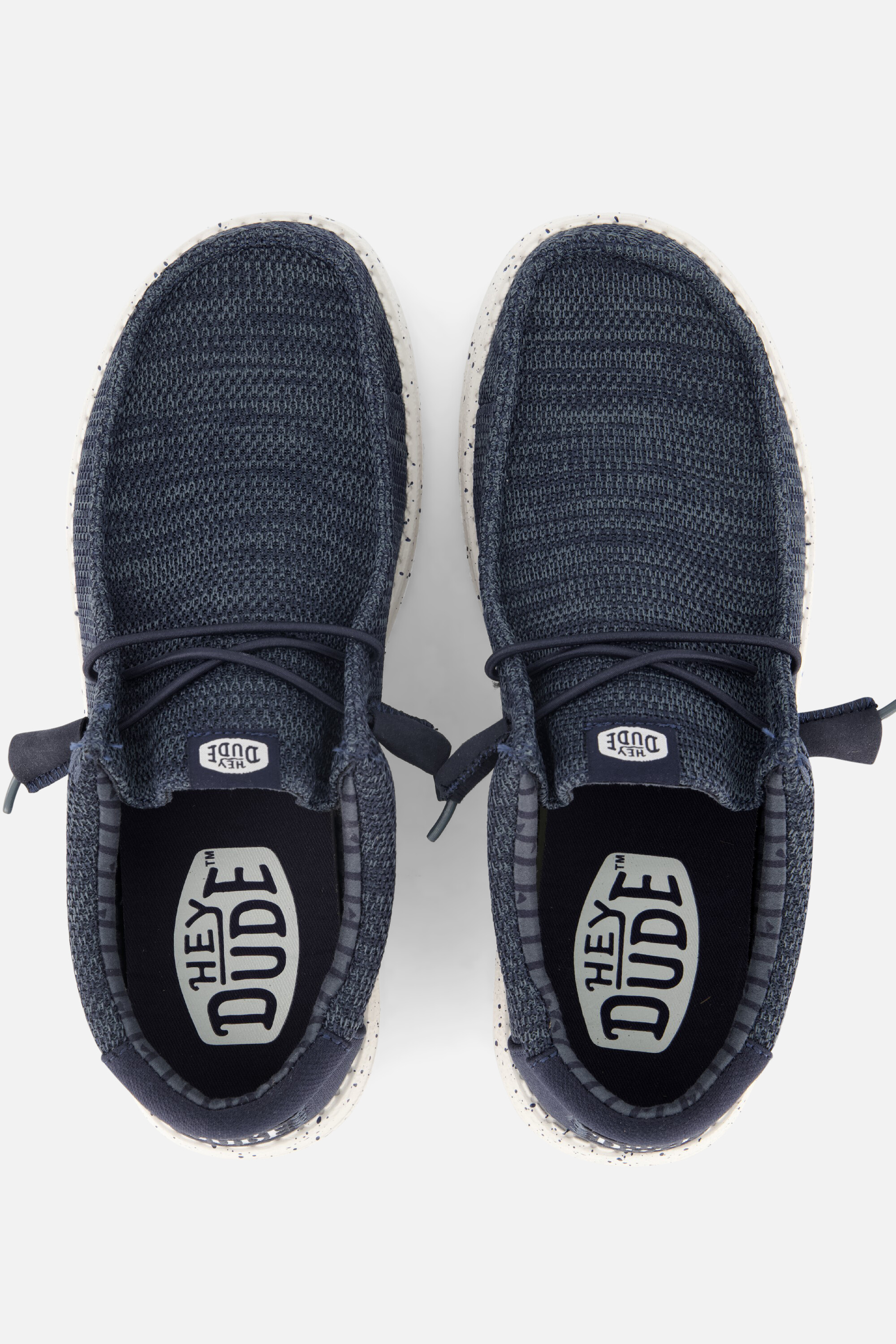 HEYDUDE Wally Stretch Sox Instappers blauw afbeelding 2