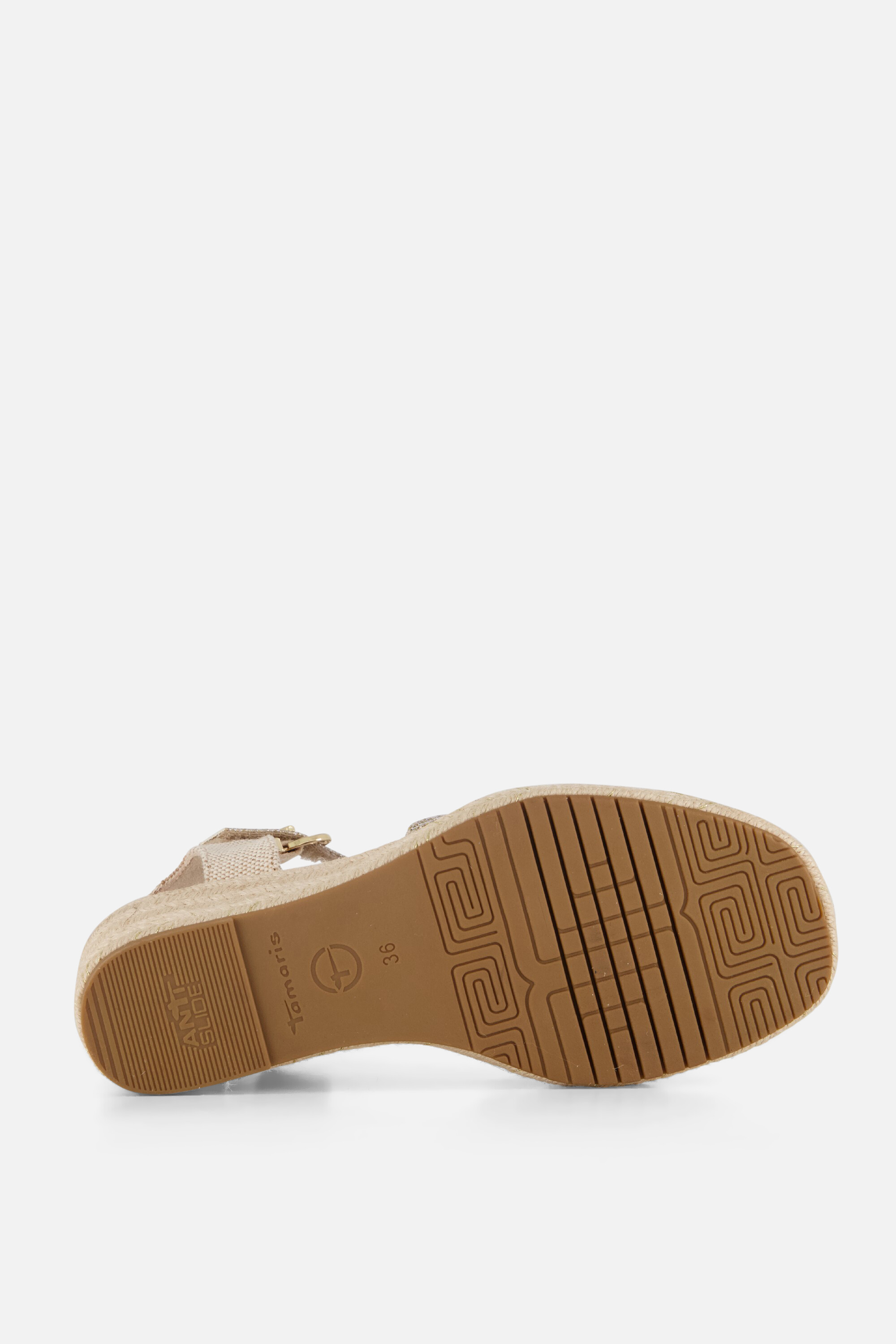 Tamaris Espadrilles goud Textiel afbeelding 3