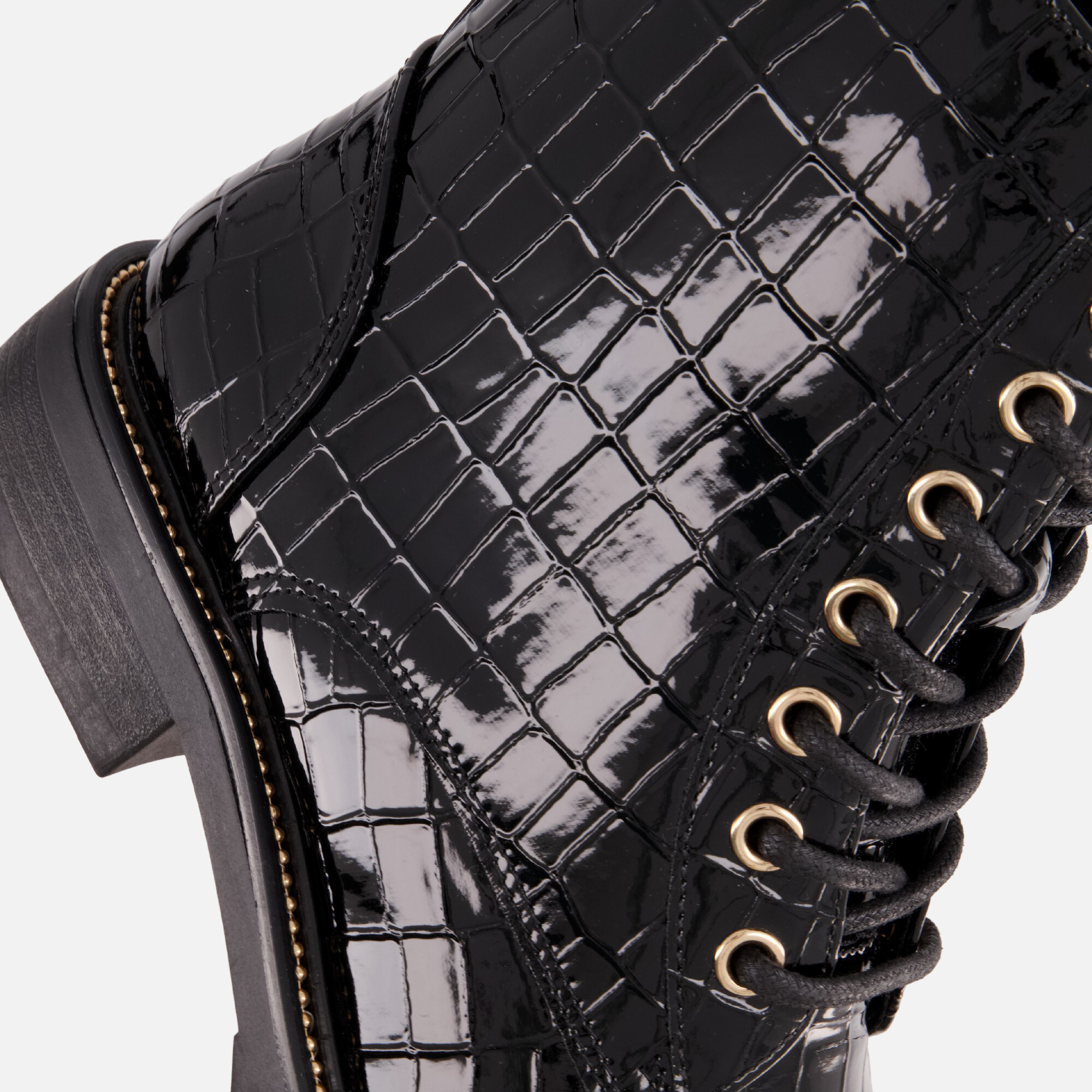Cellini Croco Veterboots zwart Synthetisch afbeelding 4