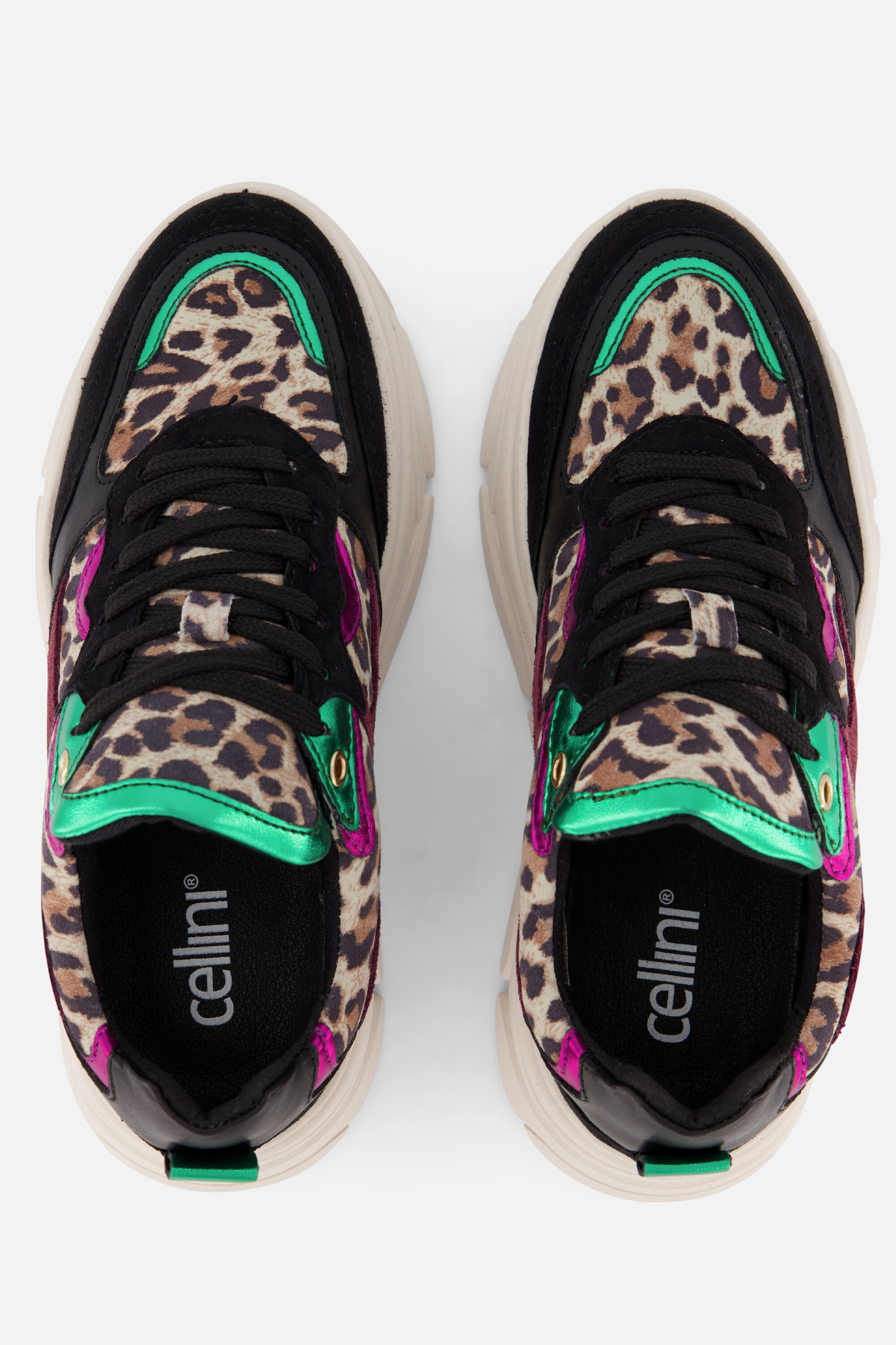 Cellini Sneakers zwart Leer afbeelding 2