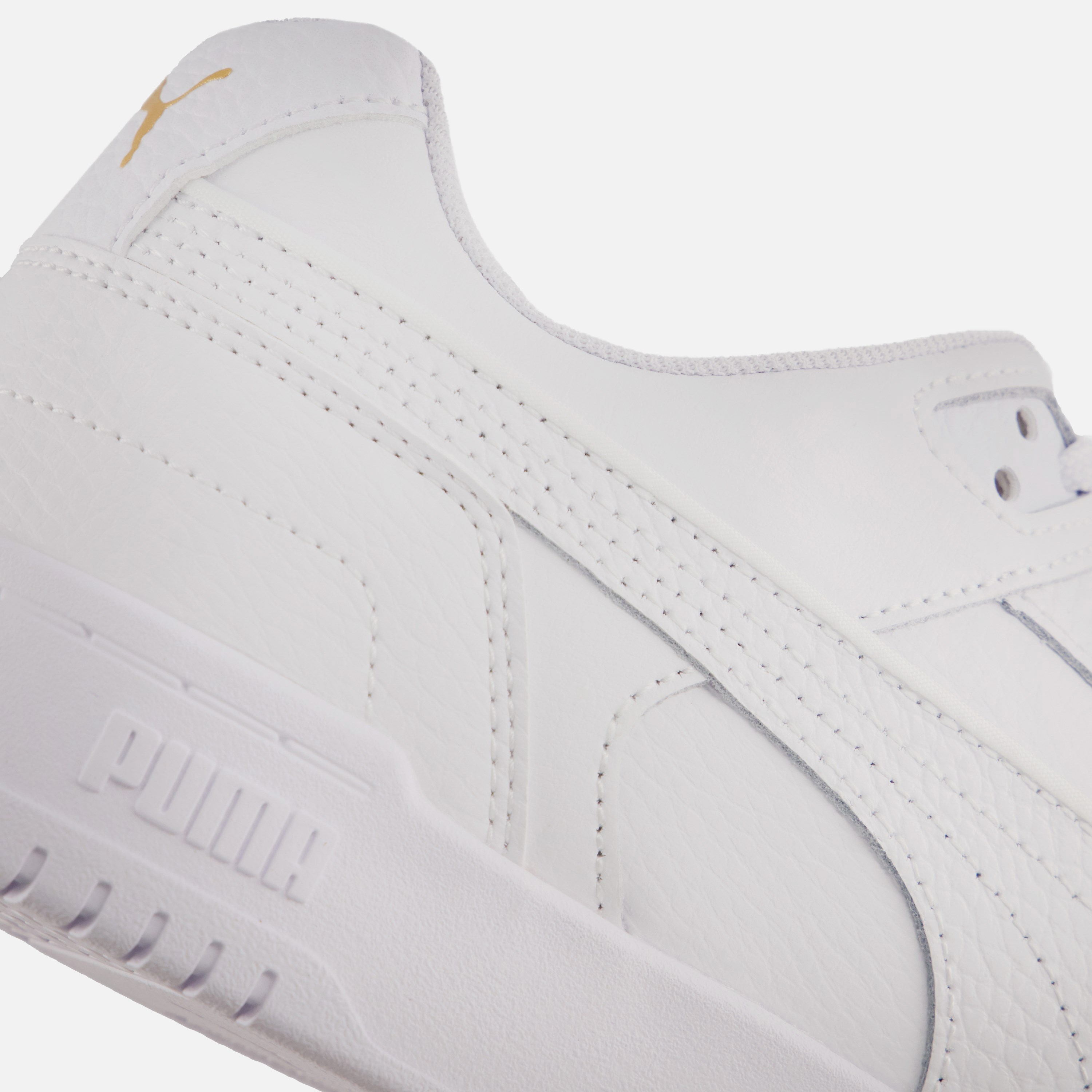 Puma RBD Game Low Sneakers wit Imitatieleer afbeelding 4