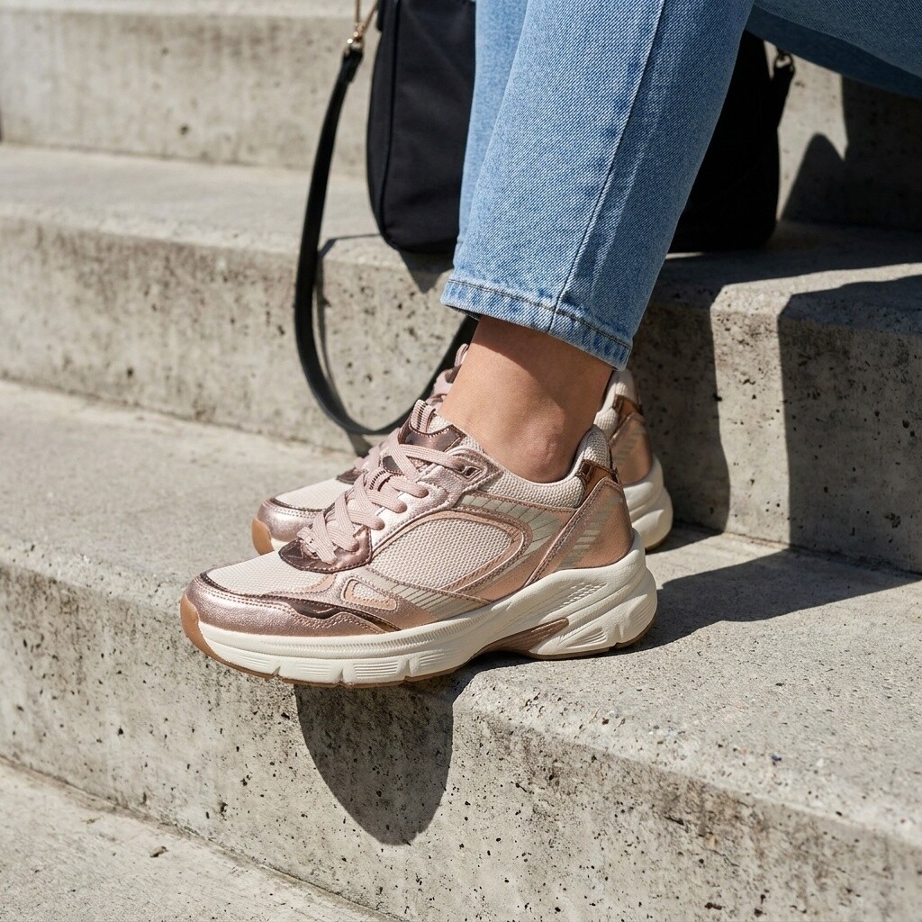 Tamaris Sneakers roze Synthetisch