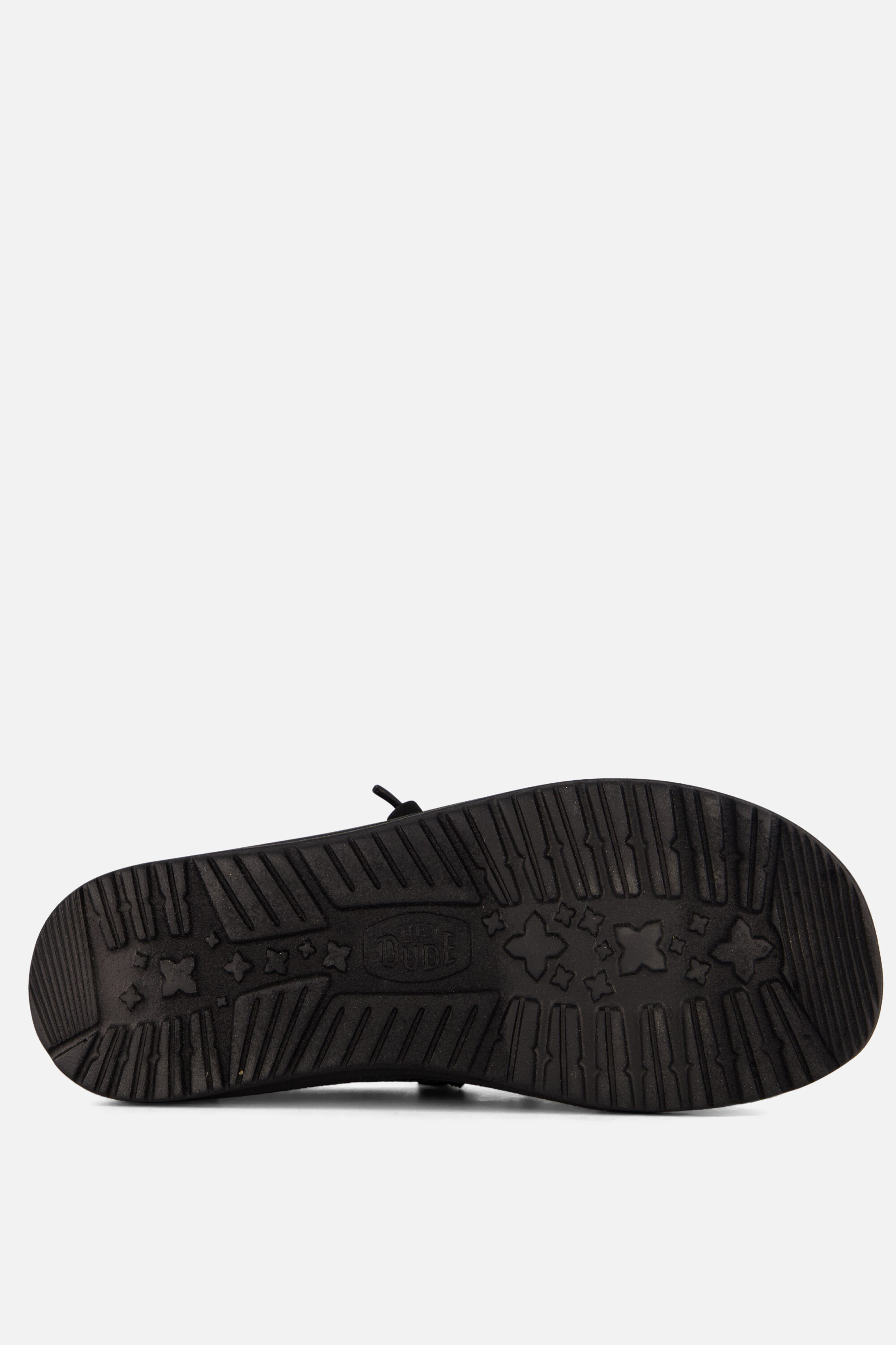 HEYDUDE Wendy Sox Instappers zwart afbeelding 3