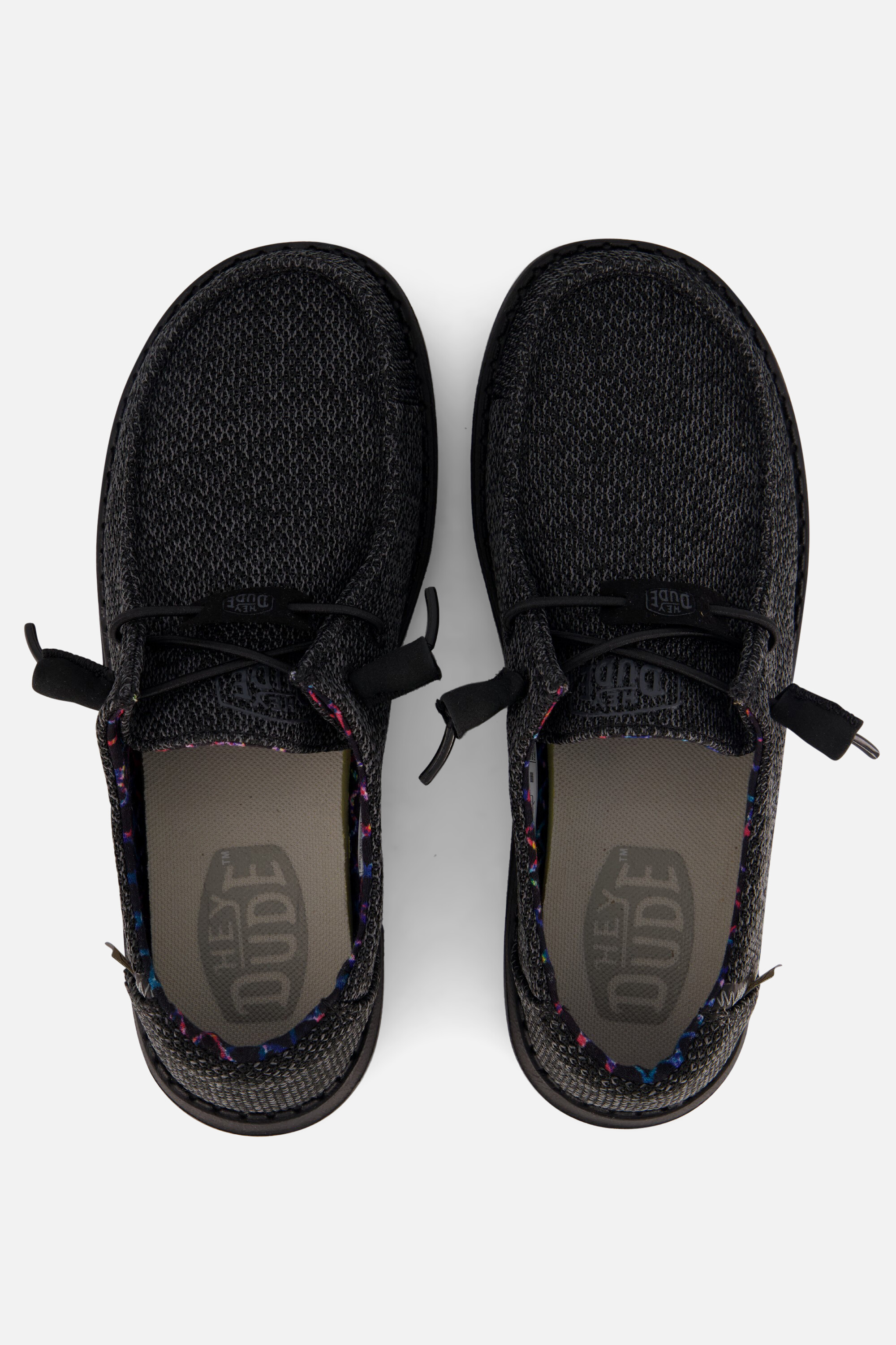 HEYDUDE Wendy Sox Instappers zwart afbeelding 2