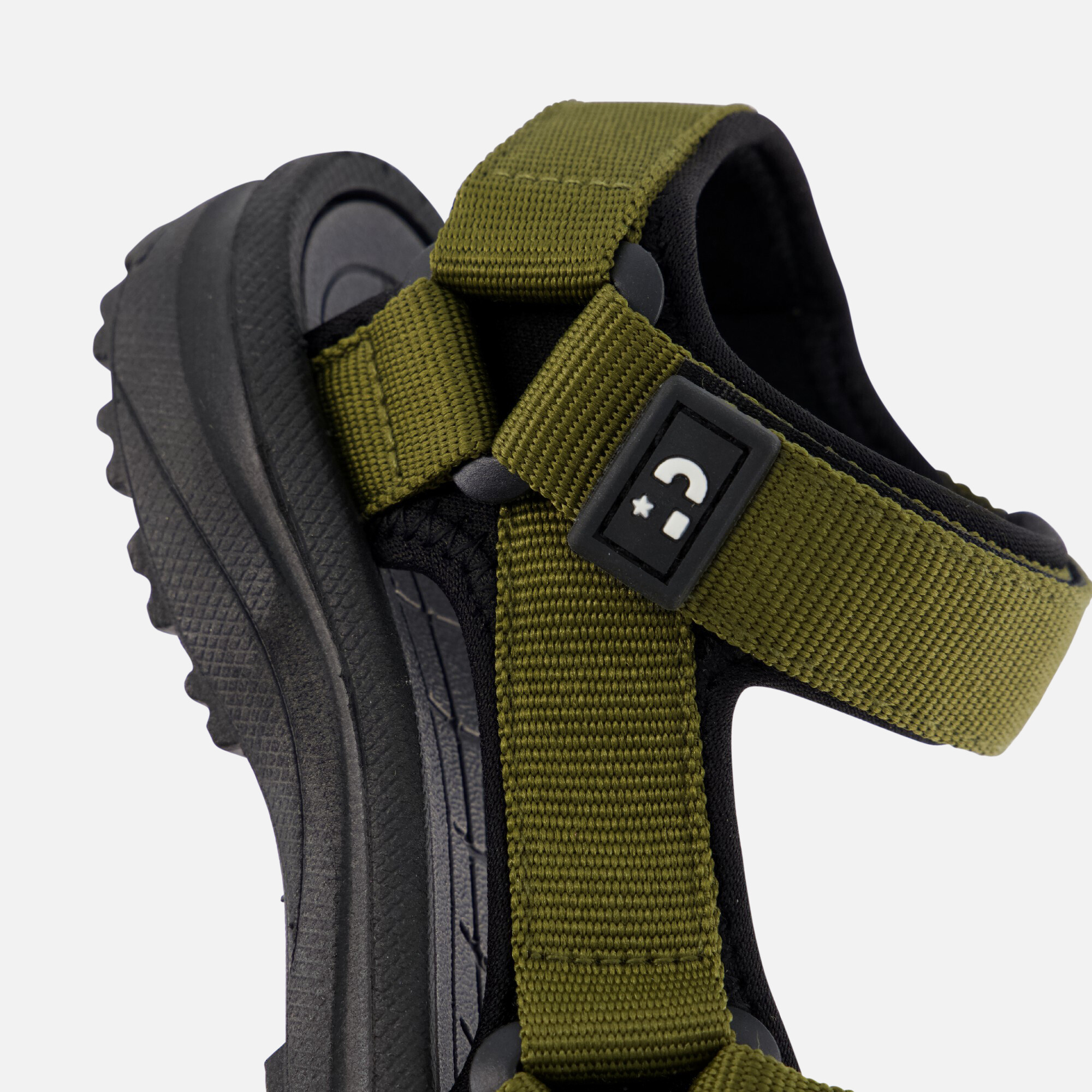 Muyters Sandalen groen Textiel afbeelding 3