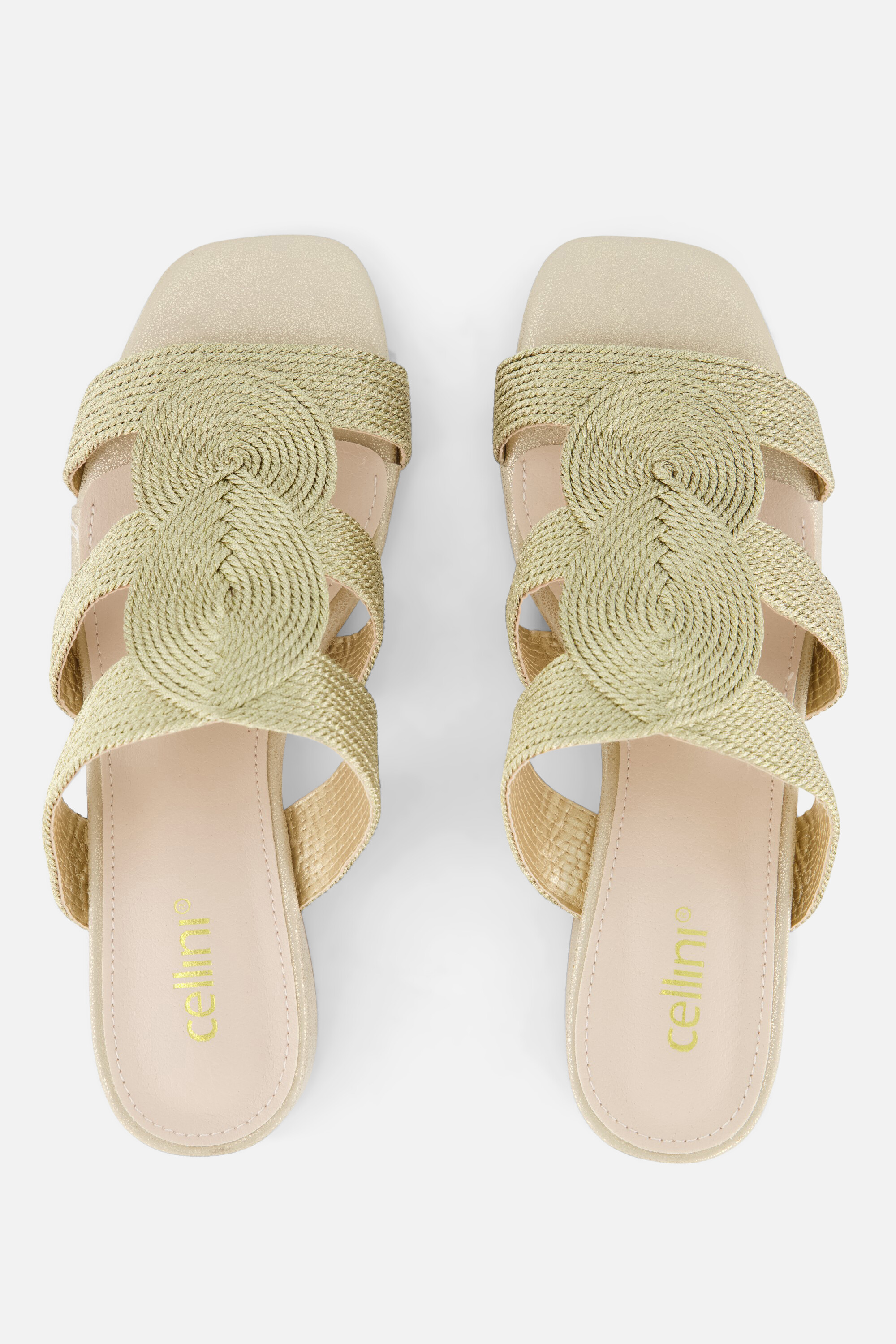 Cellini Slippers goud Synthetisch afbeelding 2
