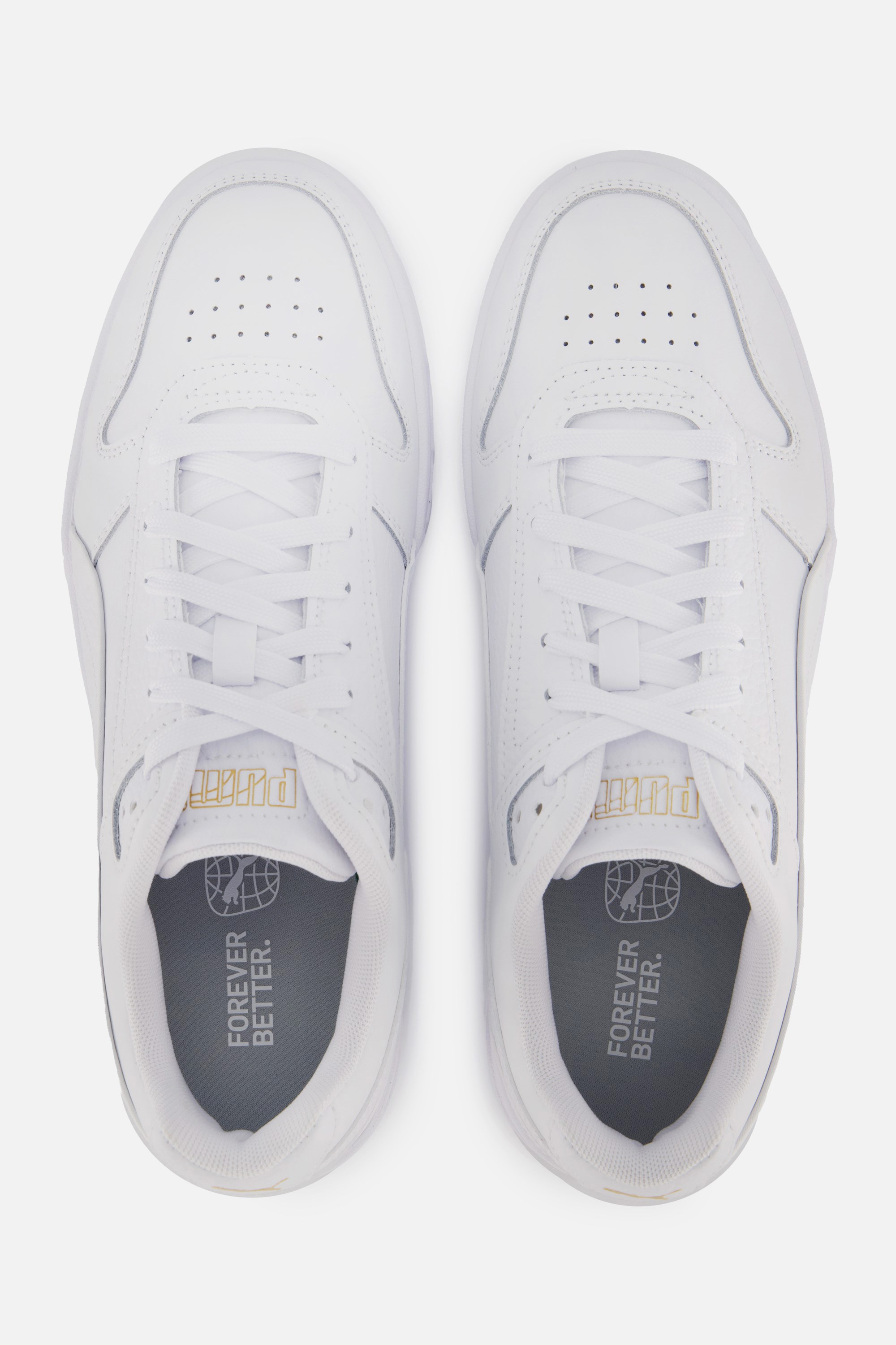 Puma RBD Game Low Sneakers wit Imitatieleer afbeelding 2