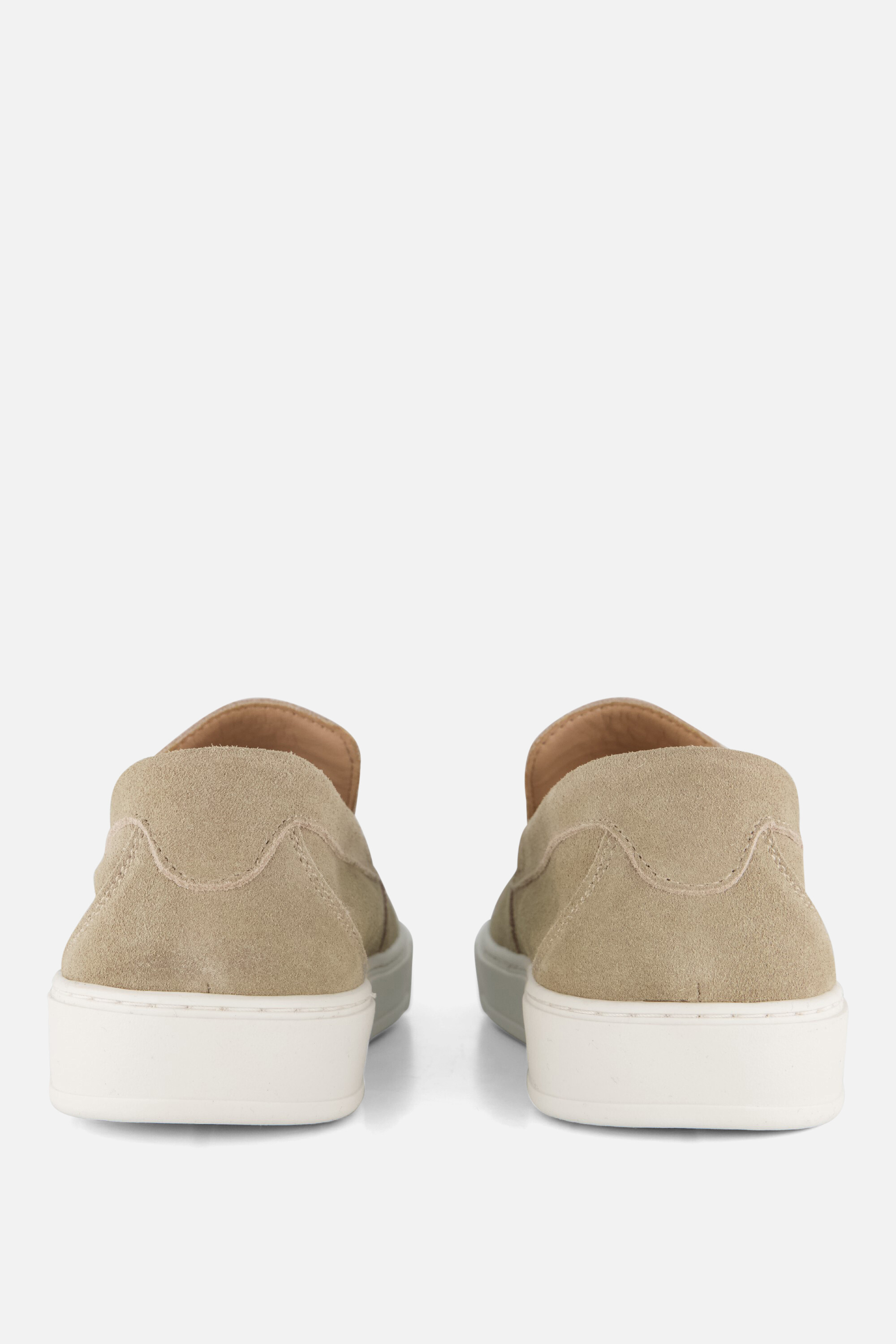 Vertice Instappers beige Suede afbeelding 2