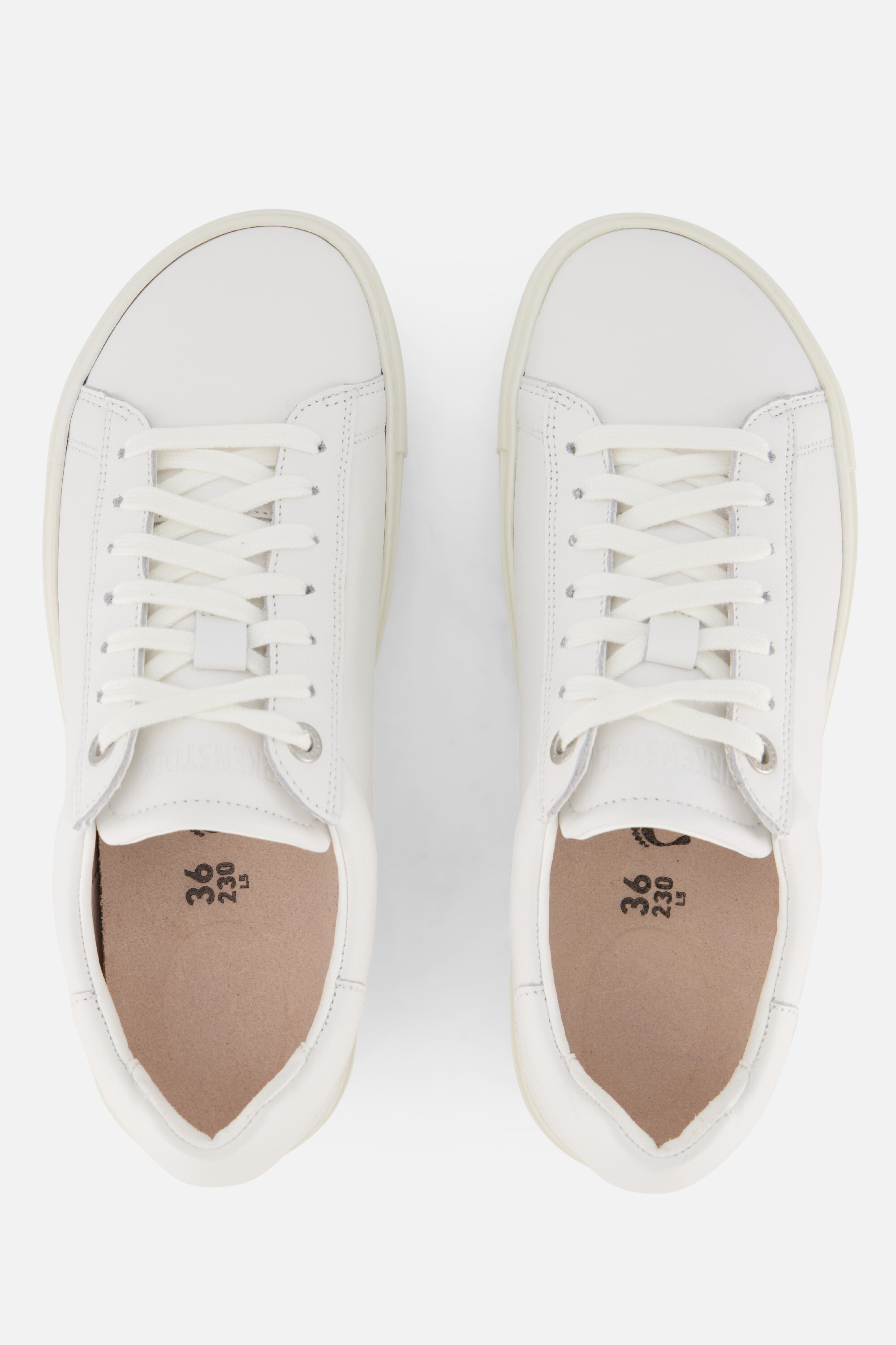 Birkenstock Bend Low Sneakers wit Leer afbeelding 2