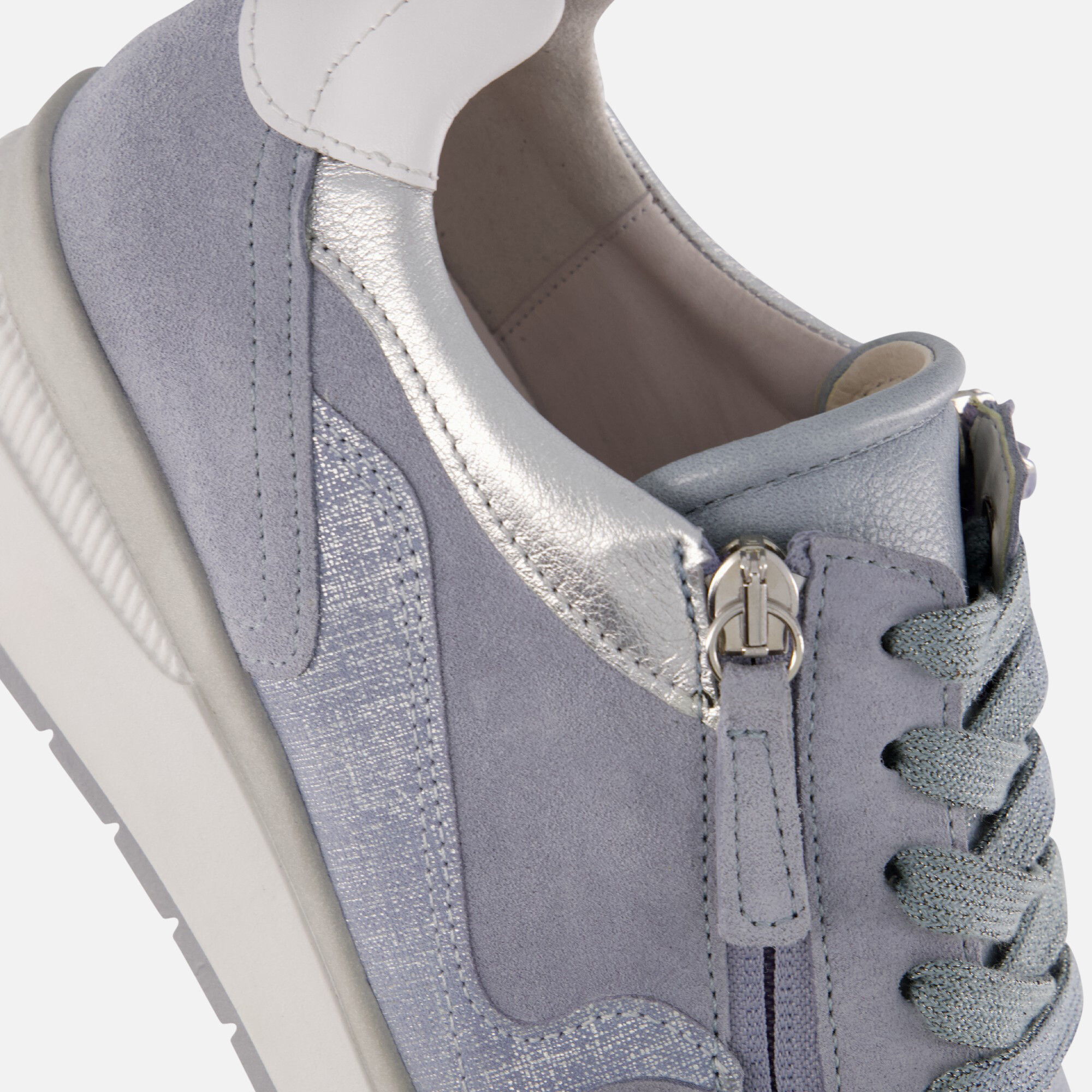 Gabor Sneakers blauw Textiel afbeelding 4