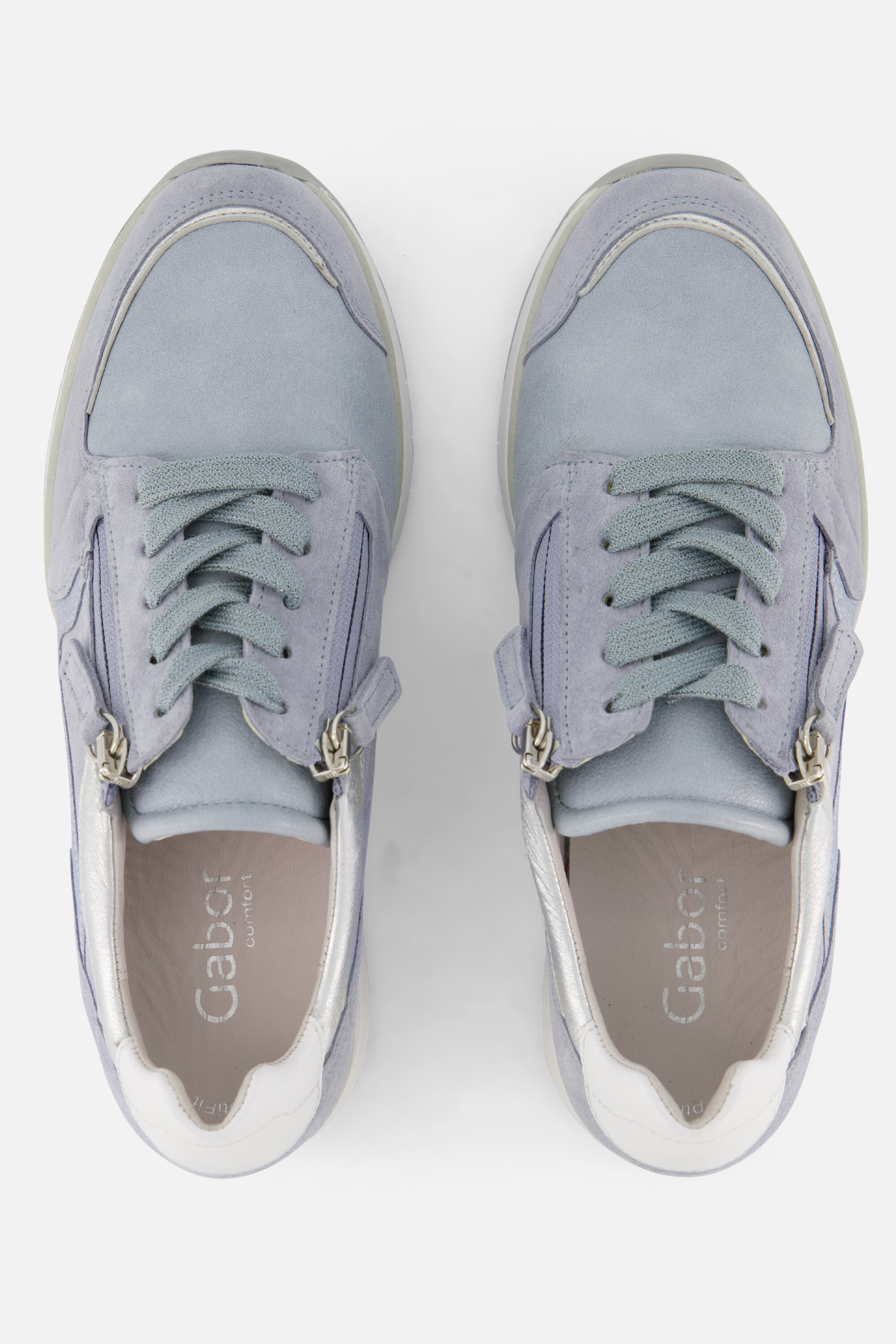 Gabor Sneakers blauw Textiel afbeelding 2
