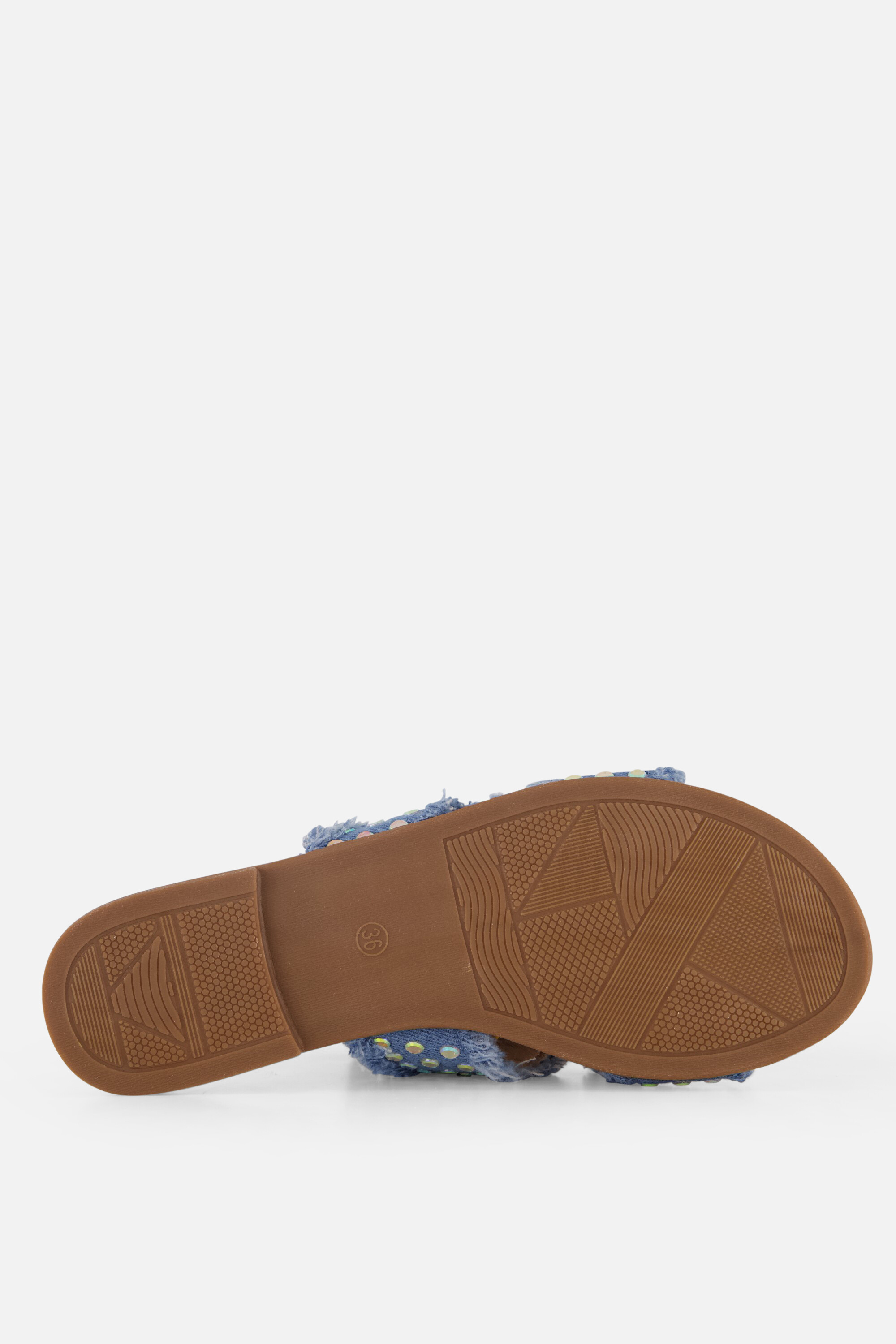 Ann Rocks Denim Slippers blauw Synthetisch afbeelding 3