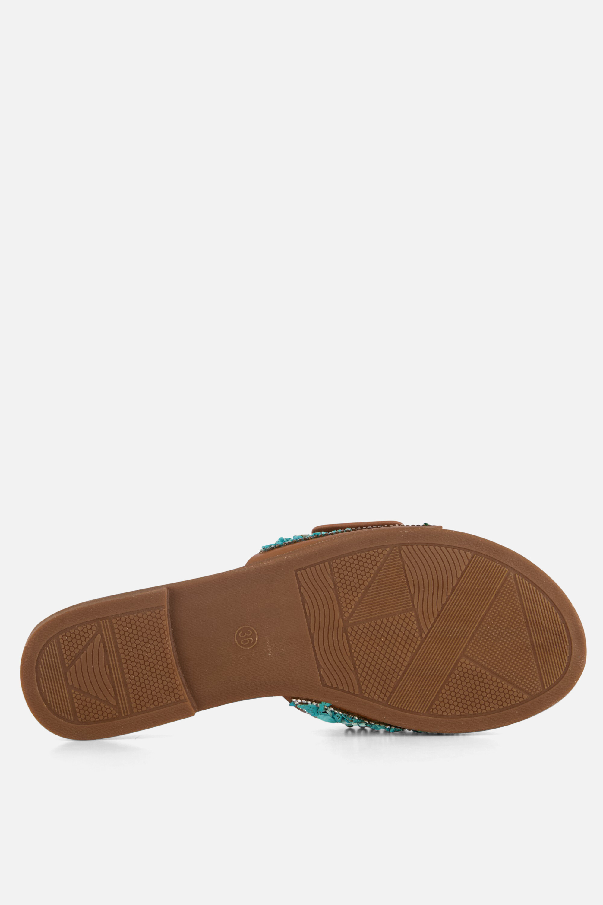 Ann Rocks Slippers bruin Synthetisch afbeelding 3