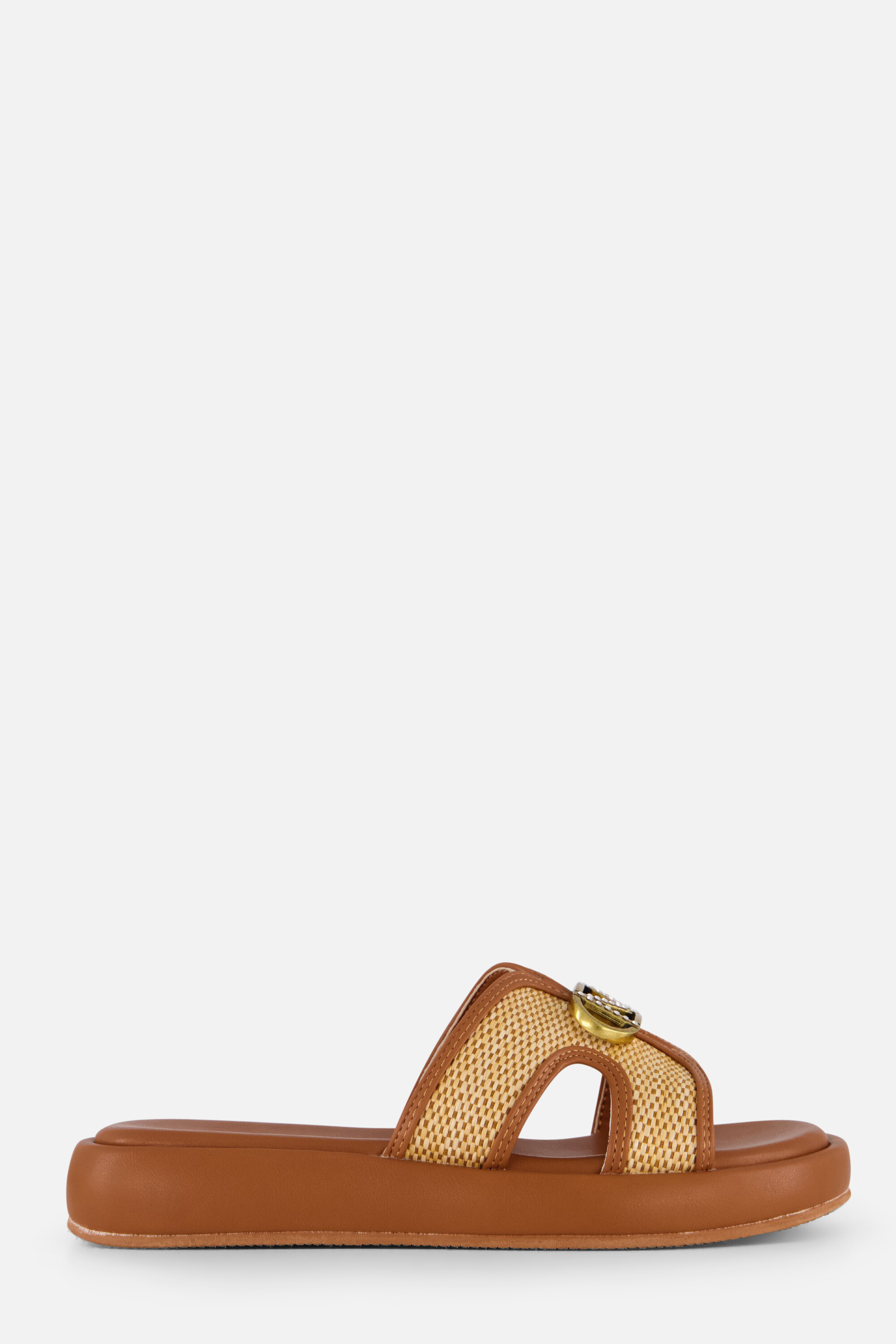 Mexx Rami Pacha Slippers cognac Synthetisch afbeelding 4