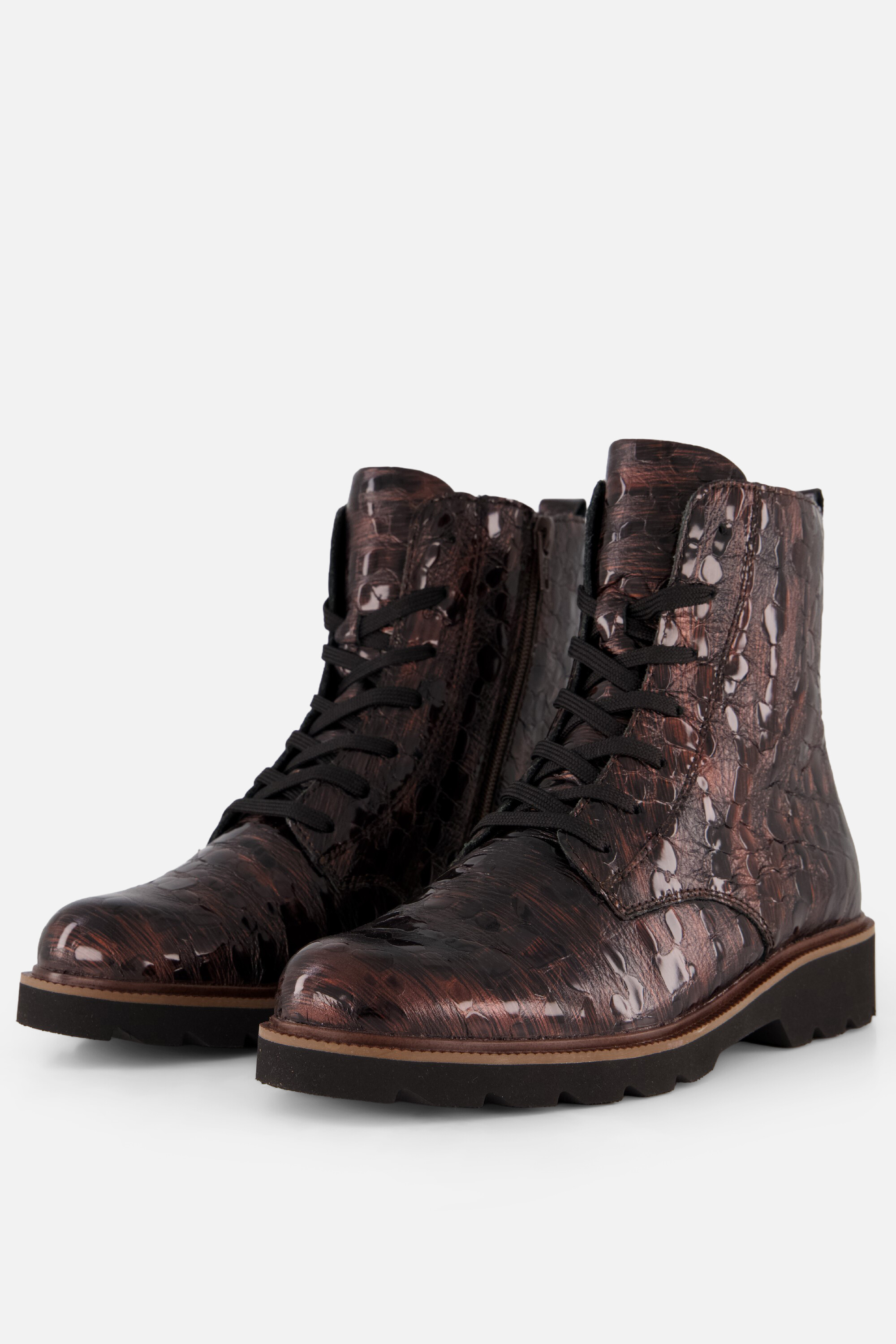 Remonte Remonte Veterboots bruin Croco Lak