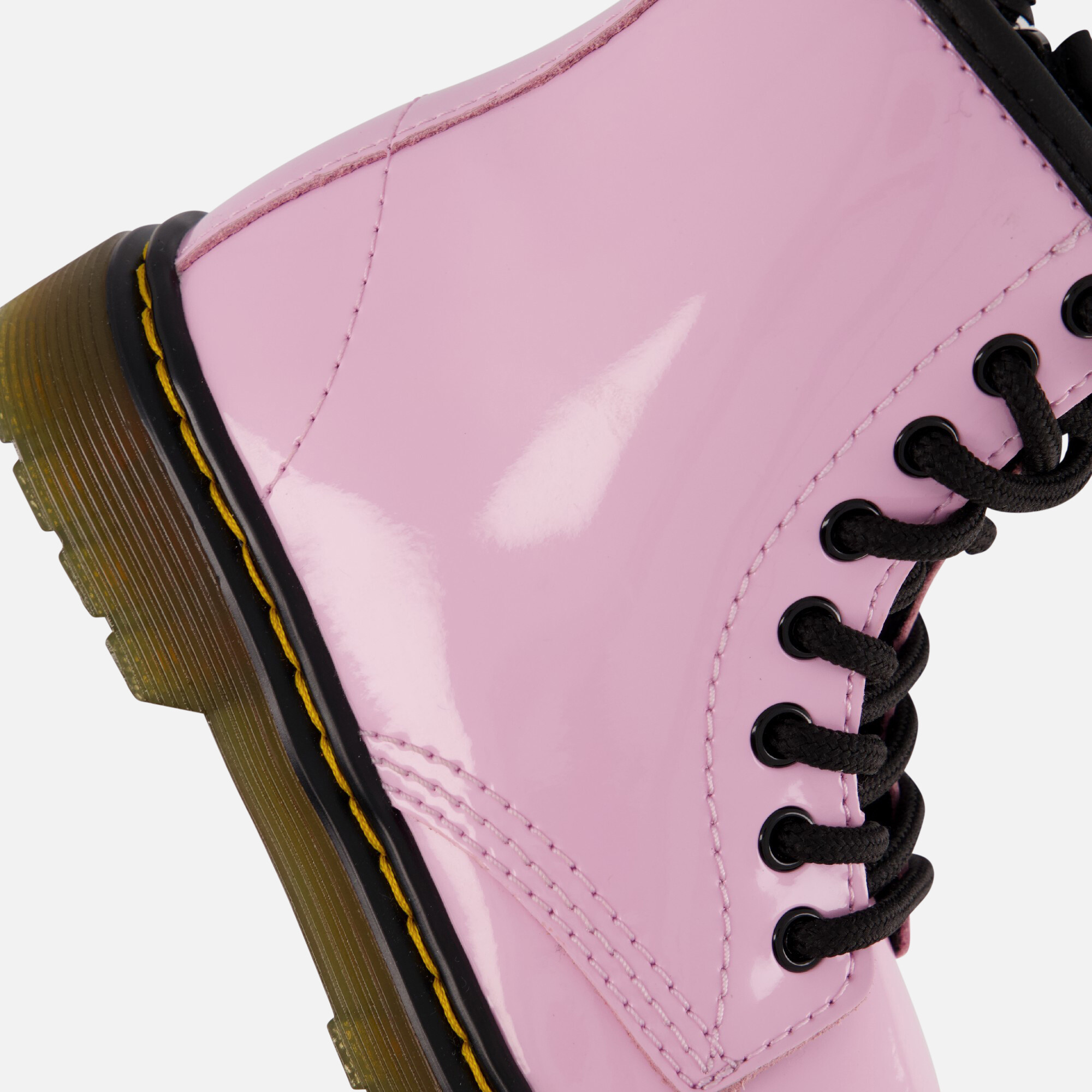 Dr. Martens Juniors Lace Veterboots roze Lak afbeelding 4