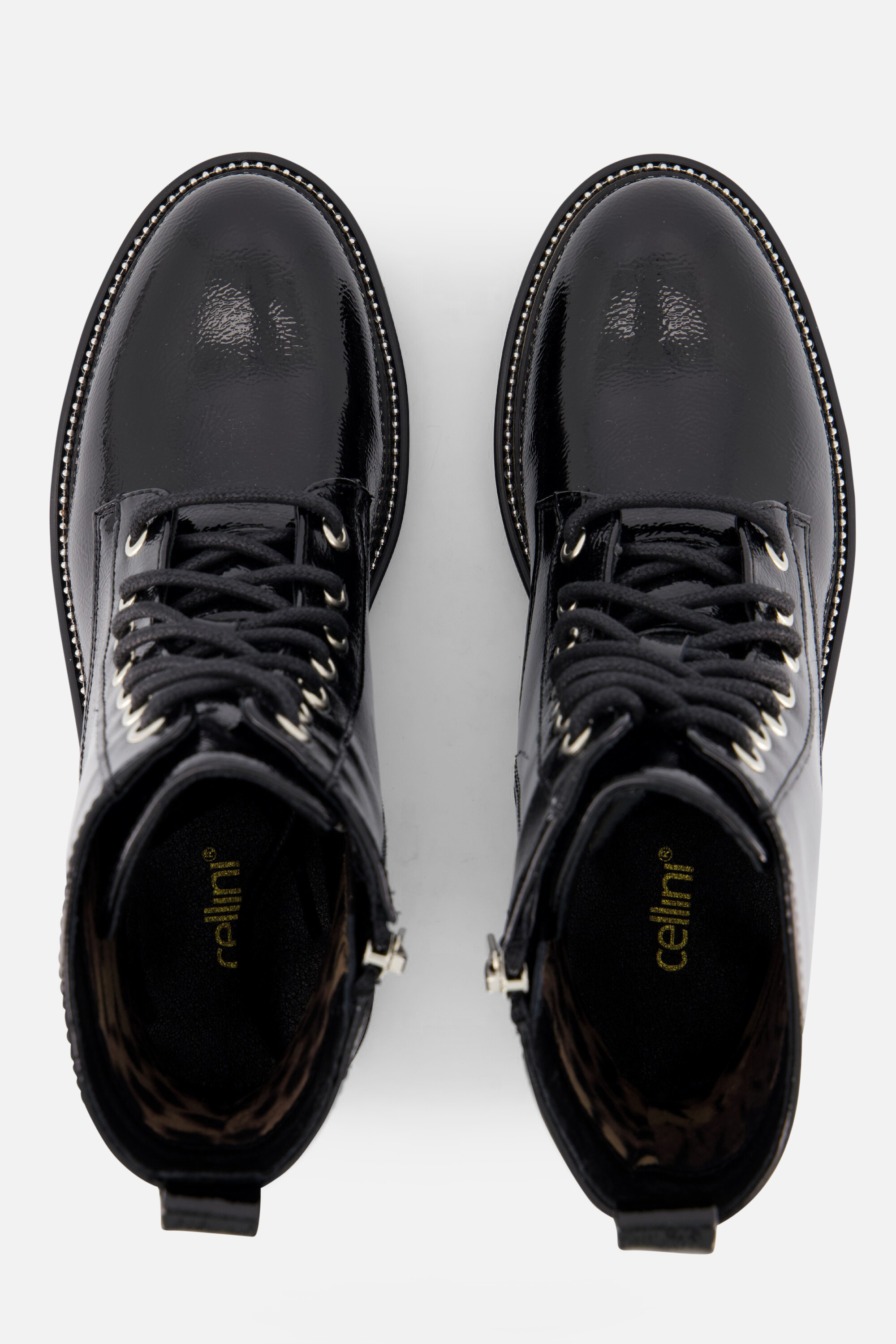 Cellini Veterboots zwart Lak afbeelding 2