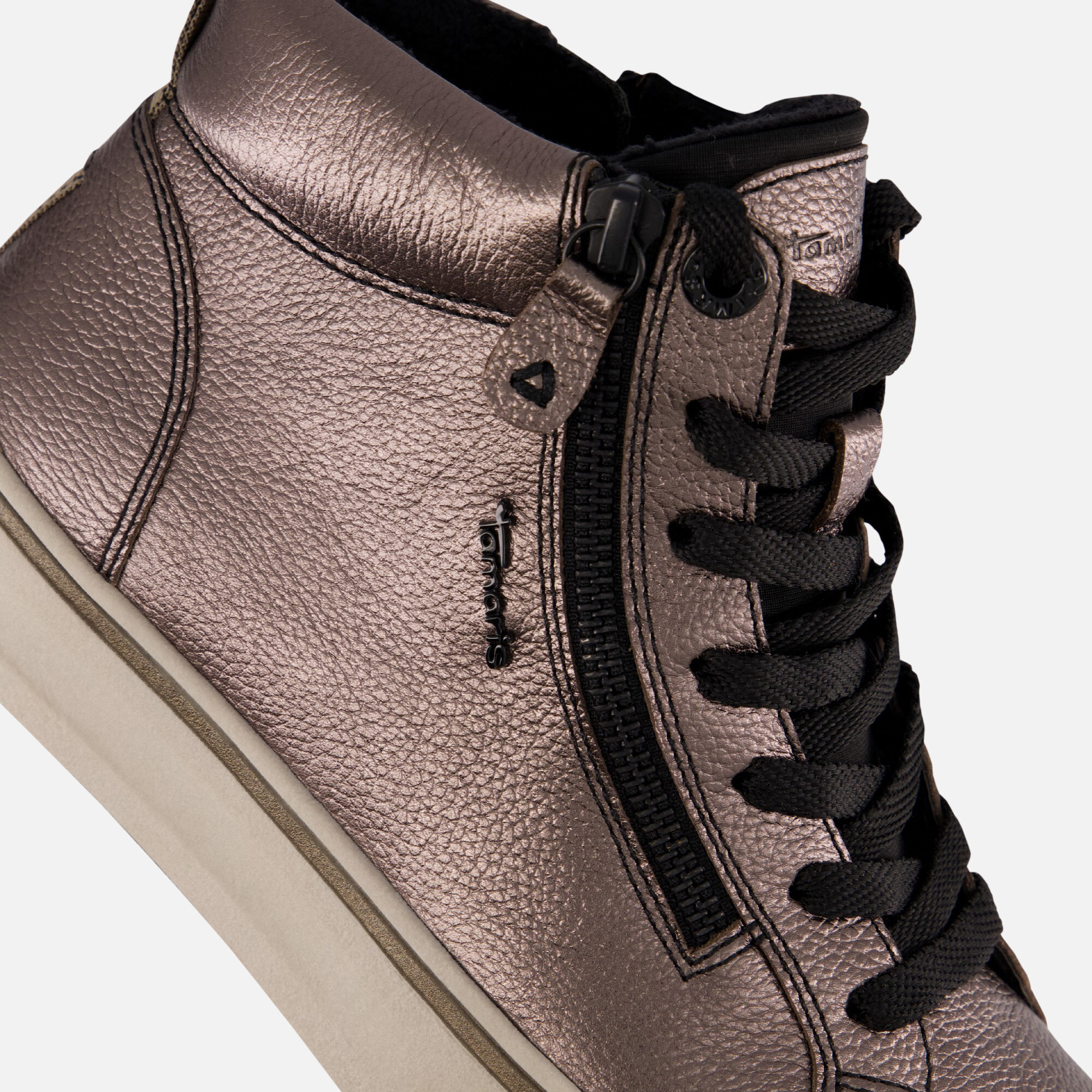 Tamaris Comfort Veterboots zilver Synthetisch afbeelding 4