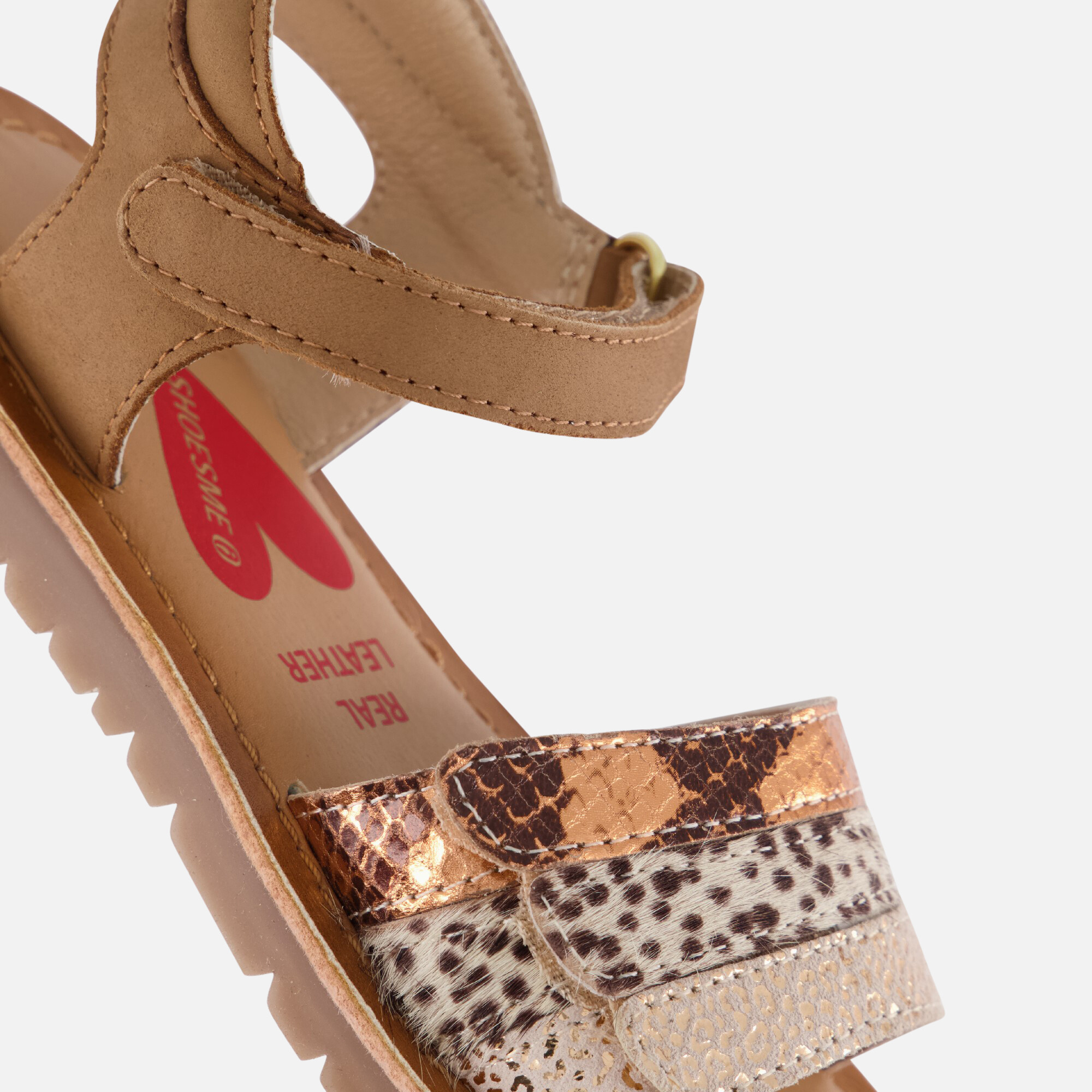 Shoesme Sandalen cognac Leer afbeelding 3