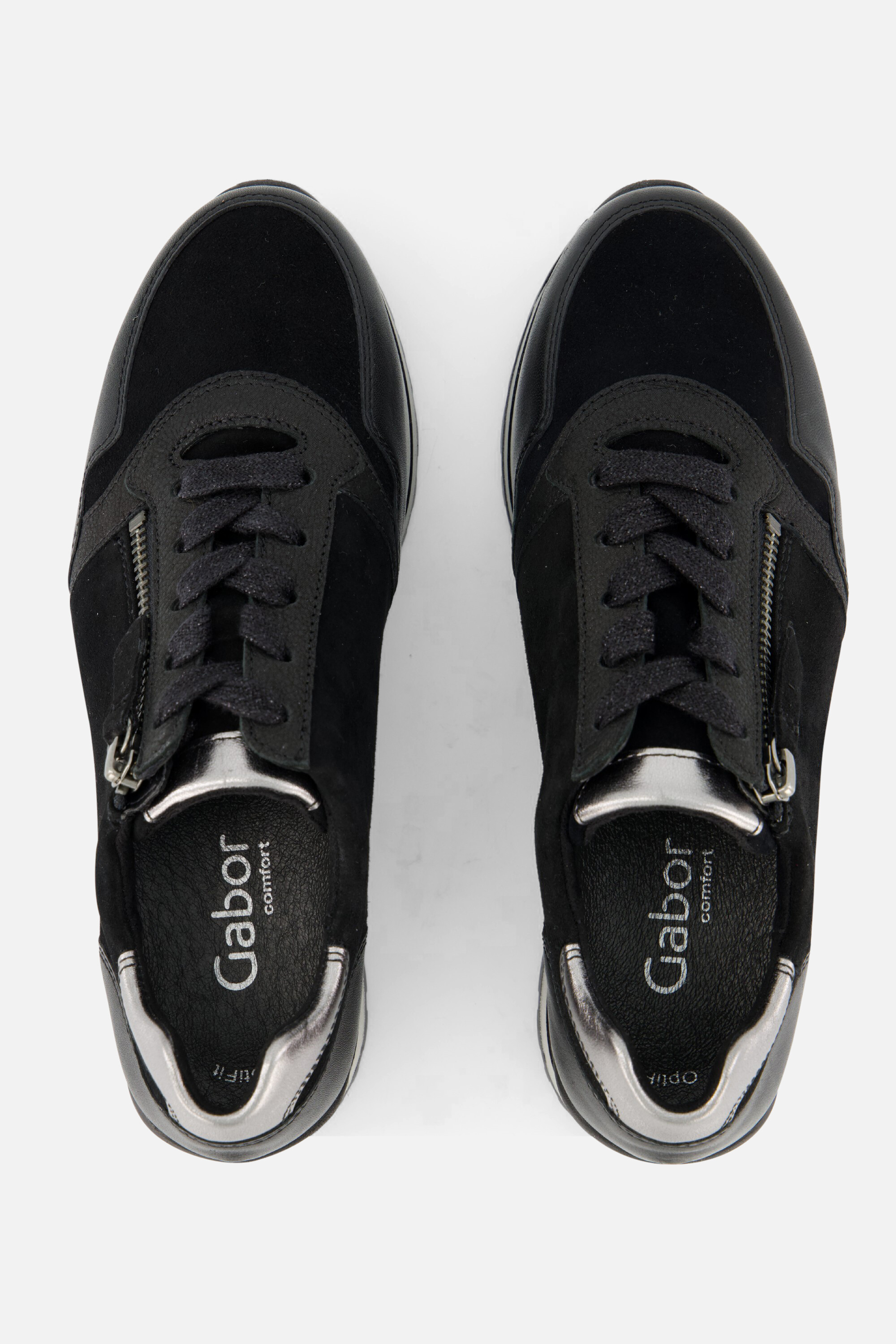 Gabor Sneakers zwart Suede afbeelding 2
