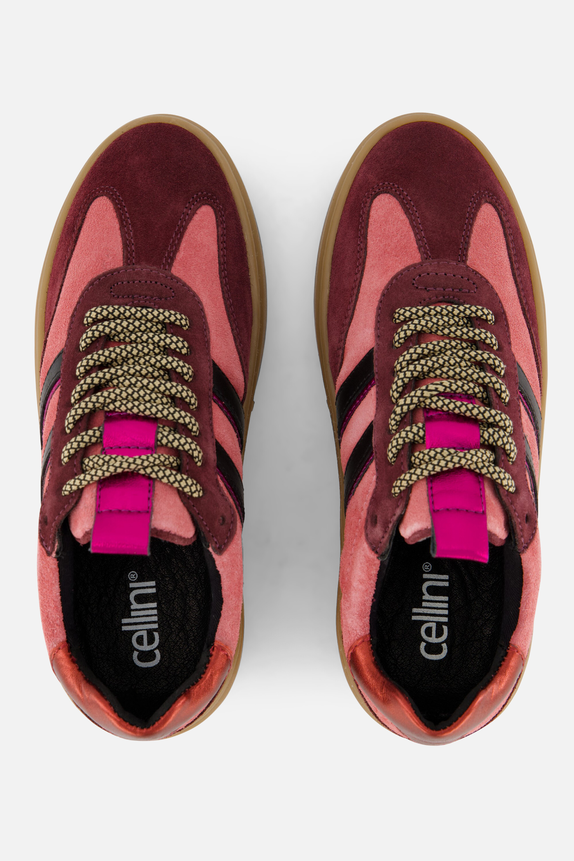 Cellini Sneakers roze Leer afbeelding 2
