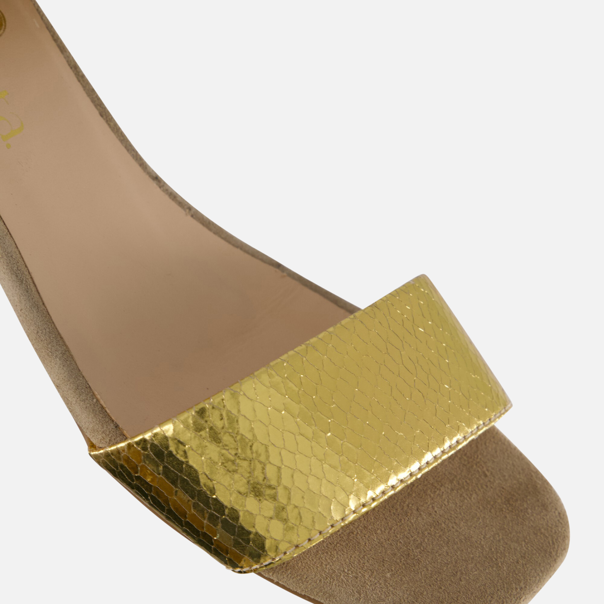 Linea Zeta Sandalen beige Suede afbeelding 3