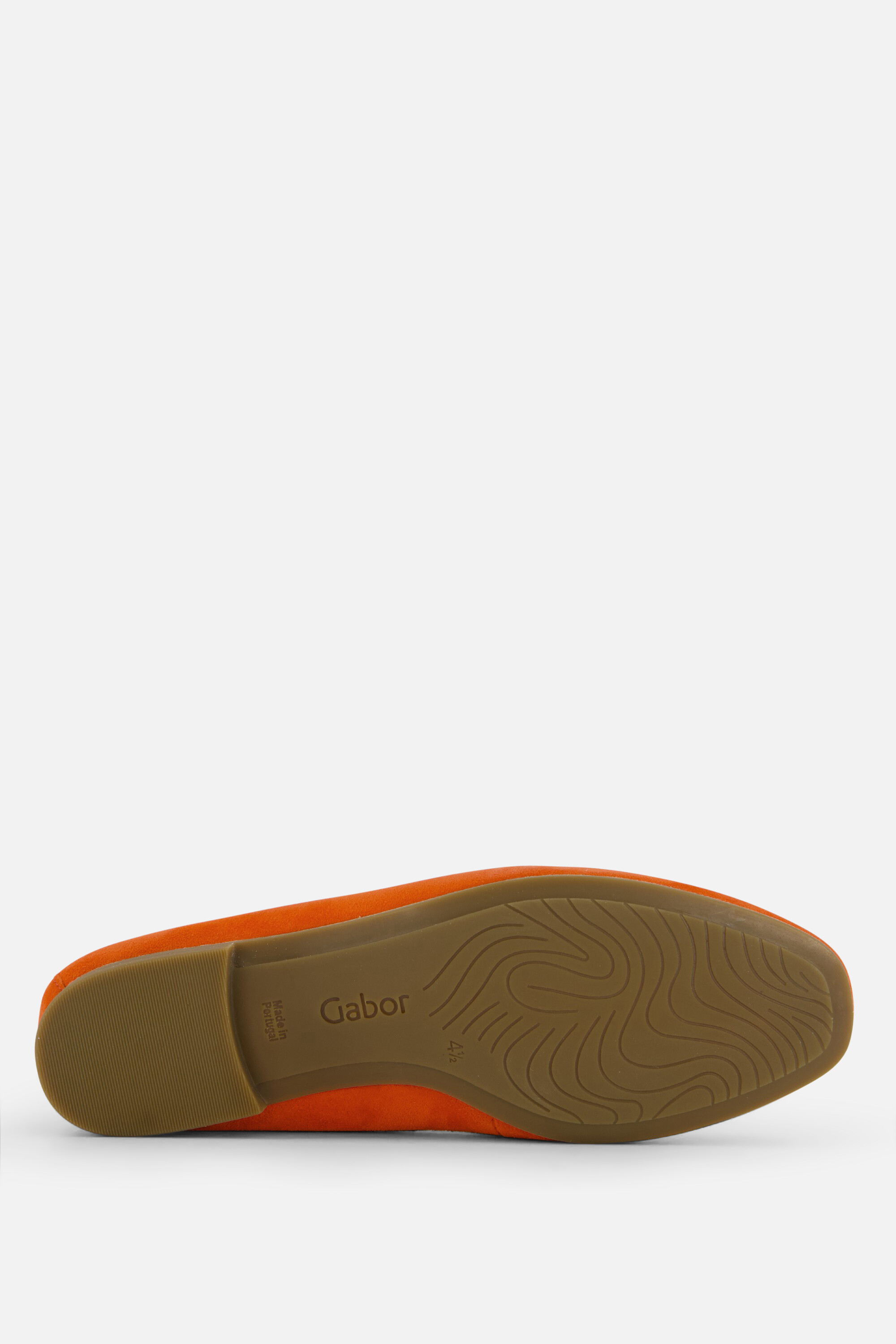 Gabor Instappers oranje Suede afbeelding 3