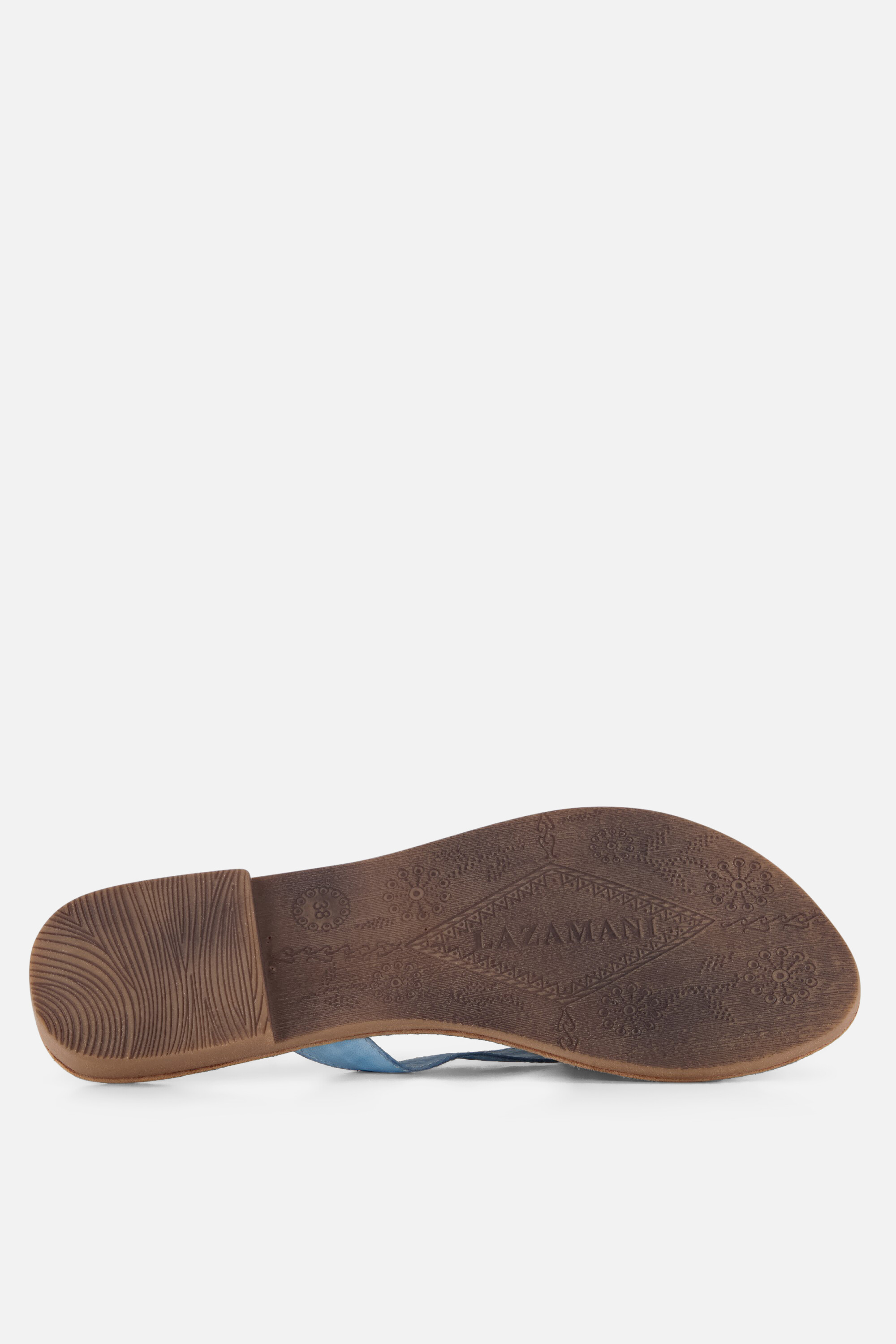 Lazamani Slippers blauw Synthetisch afbeelding 2