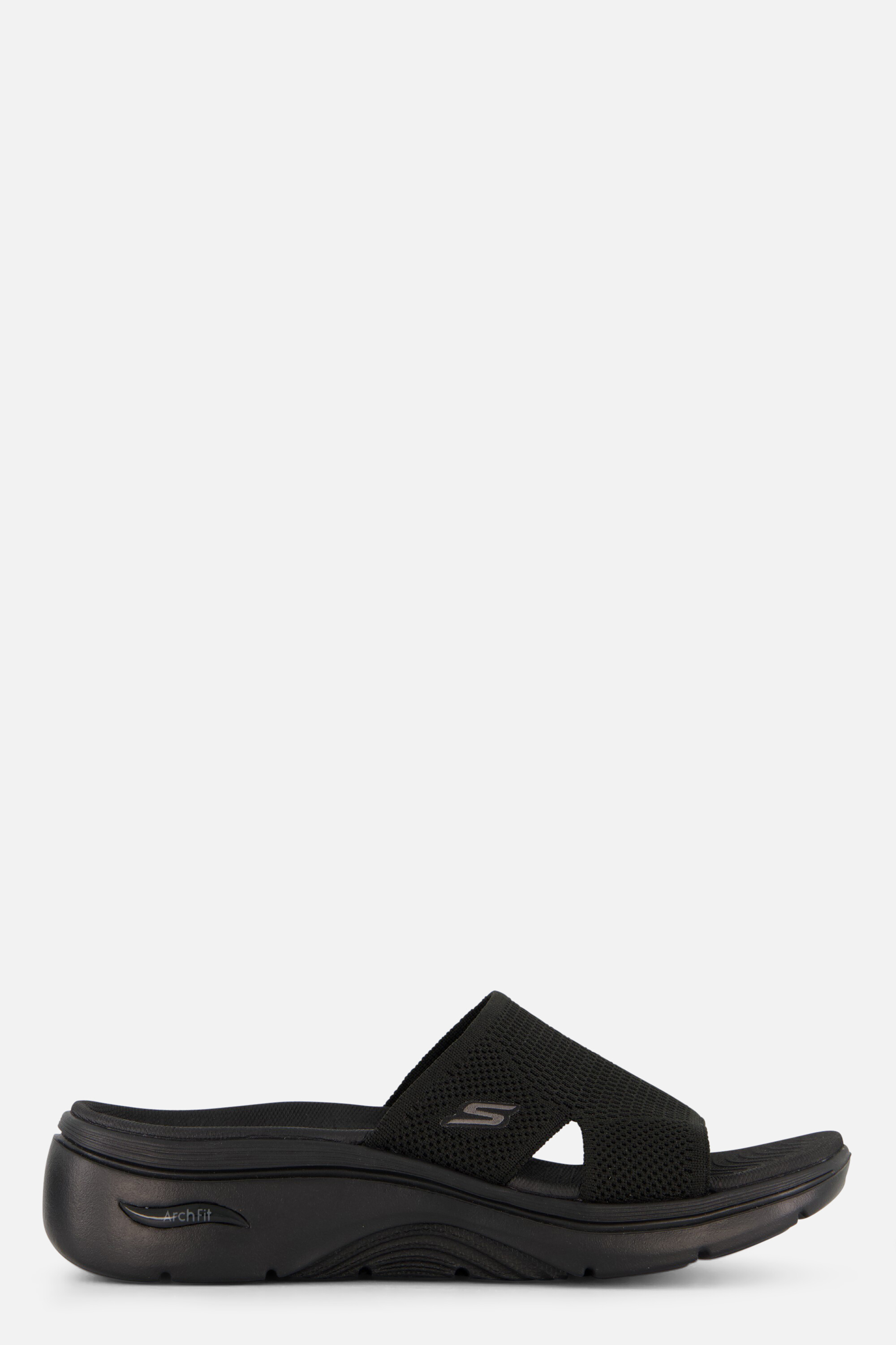 Skechers Go Walk Arch Fit 2.0 Slippers zwart afbeelding 4