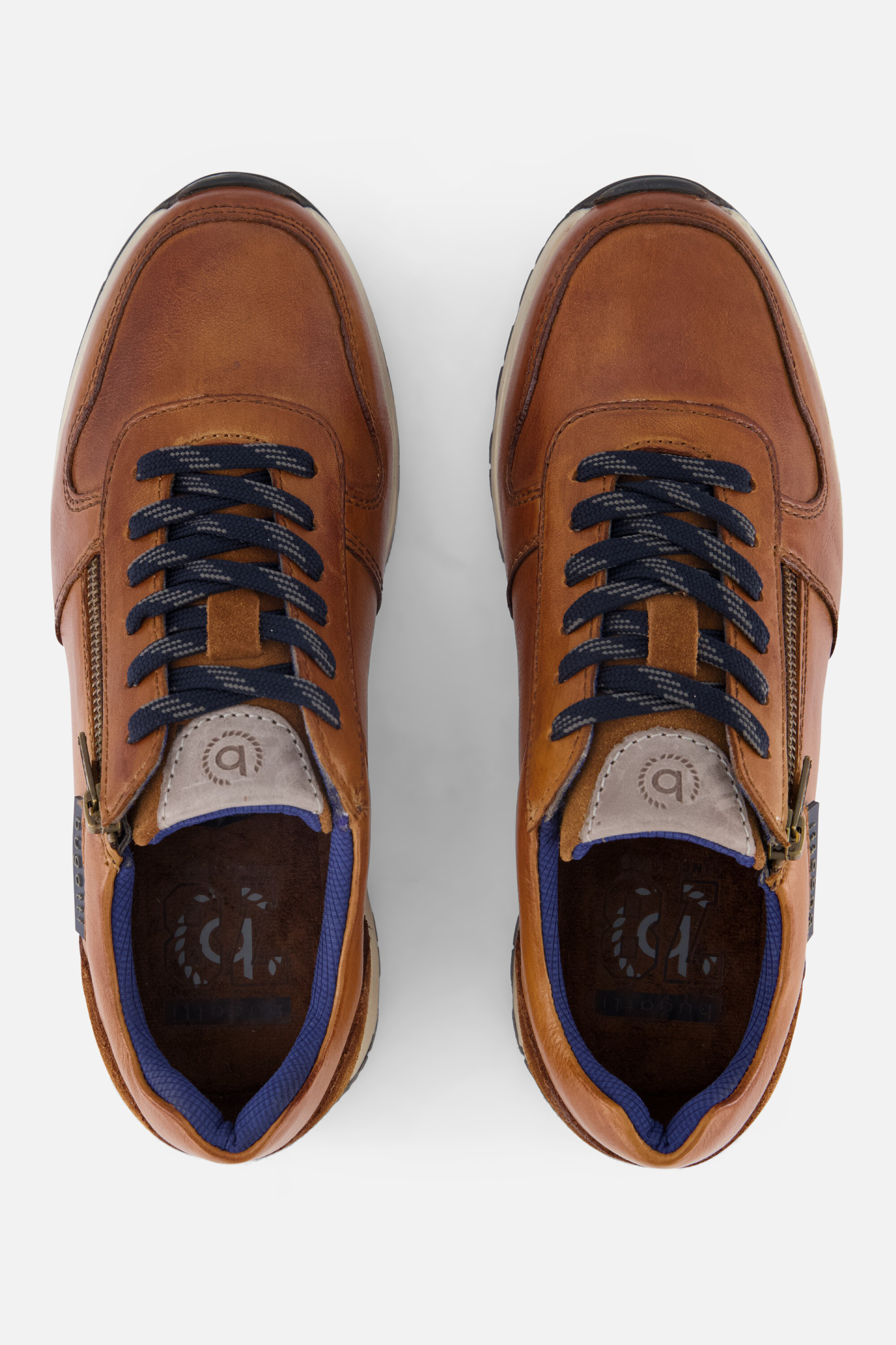 Bugatti Stranger Sneakers cognac Leer afbeelding 3