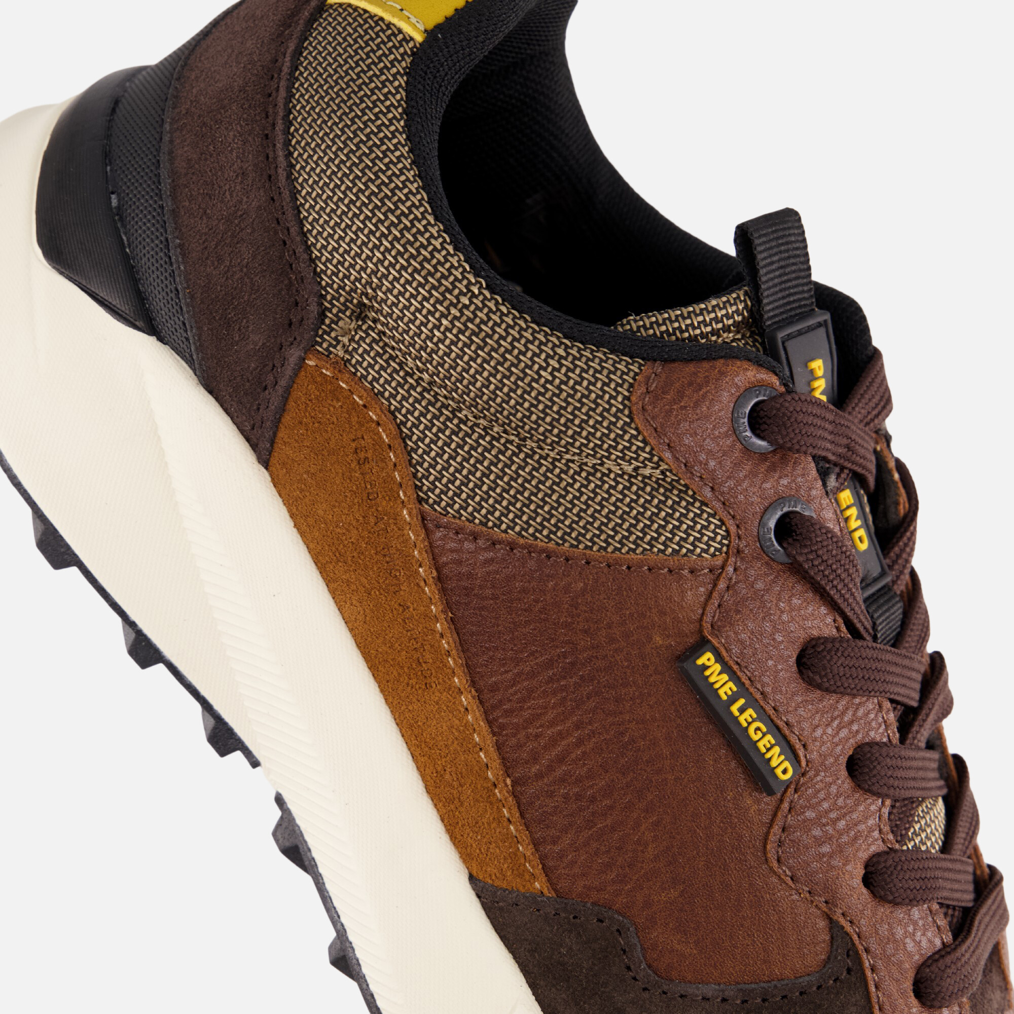 PME Legend Notcher Sneakers bruin Leer afbeelding 4