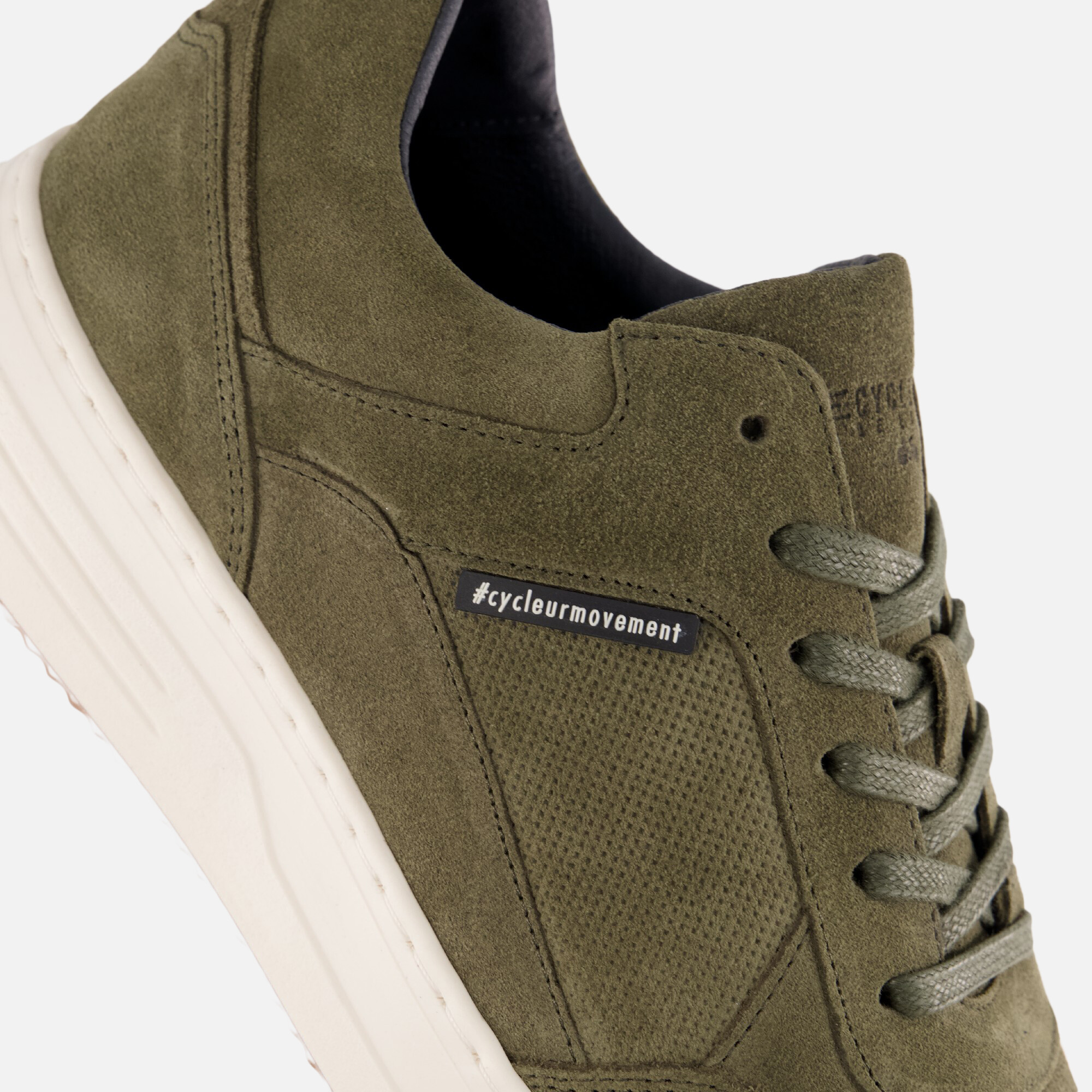 Cycleur de Luxe C2 Sneakers groen Suede afbeelding 4