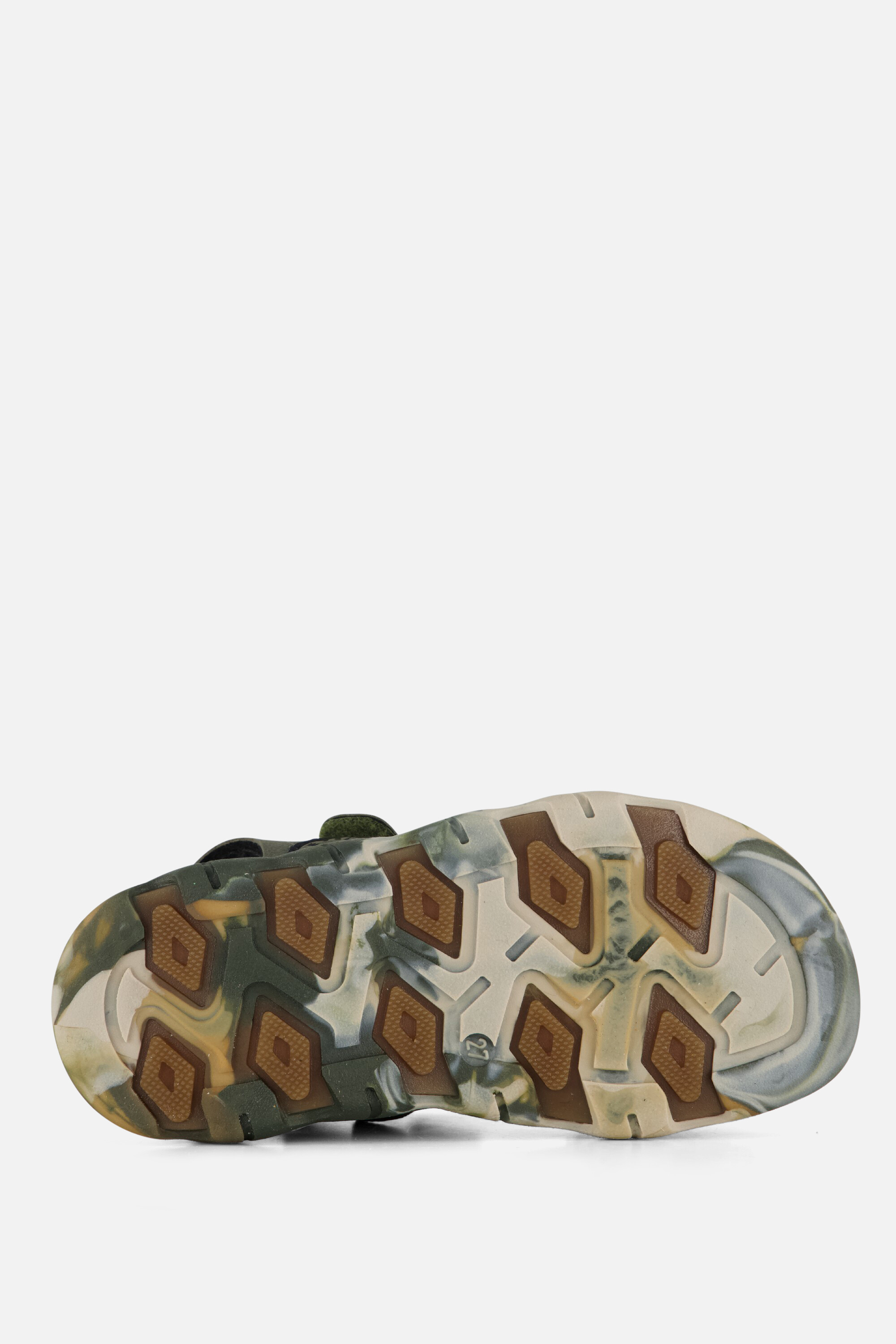 Develab Velcro Sandalen groen Imitatieleer afbeelding 2