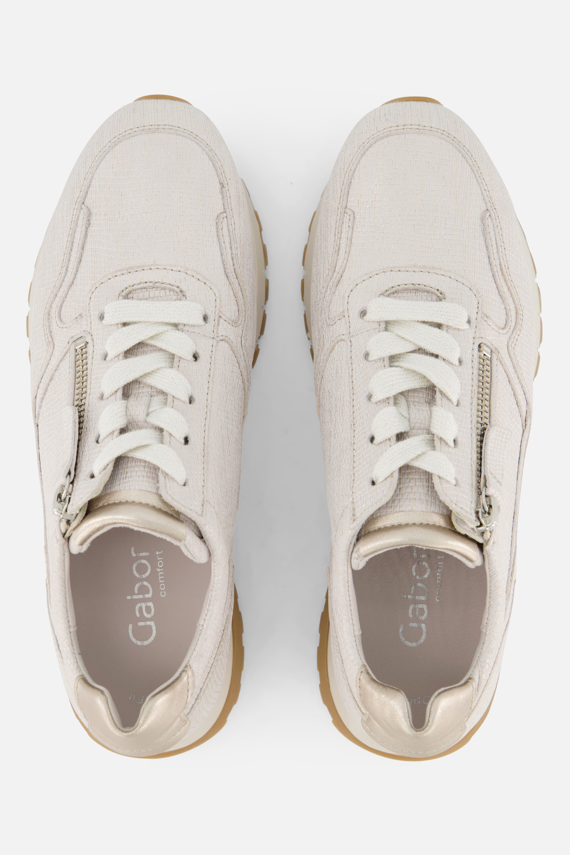 Gabor Comfort Sneakers wit Suede afbeelding 2