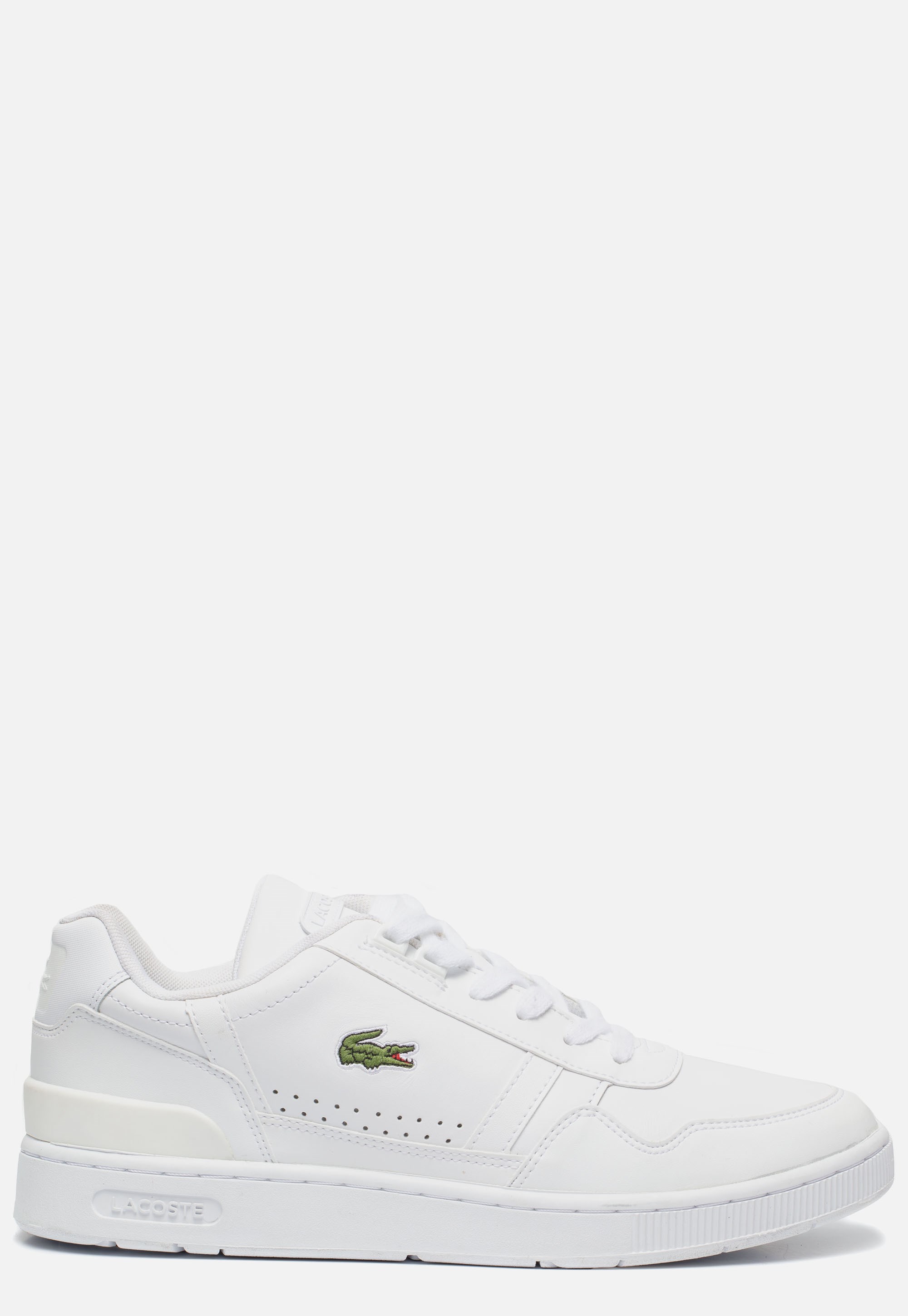 Lacoste T-Clip Sneakers wit Leer afbeelding 4