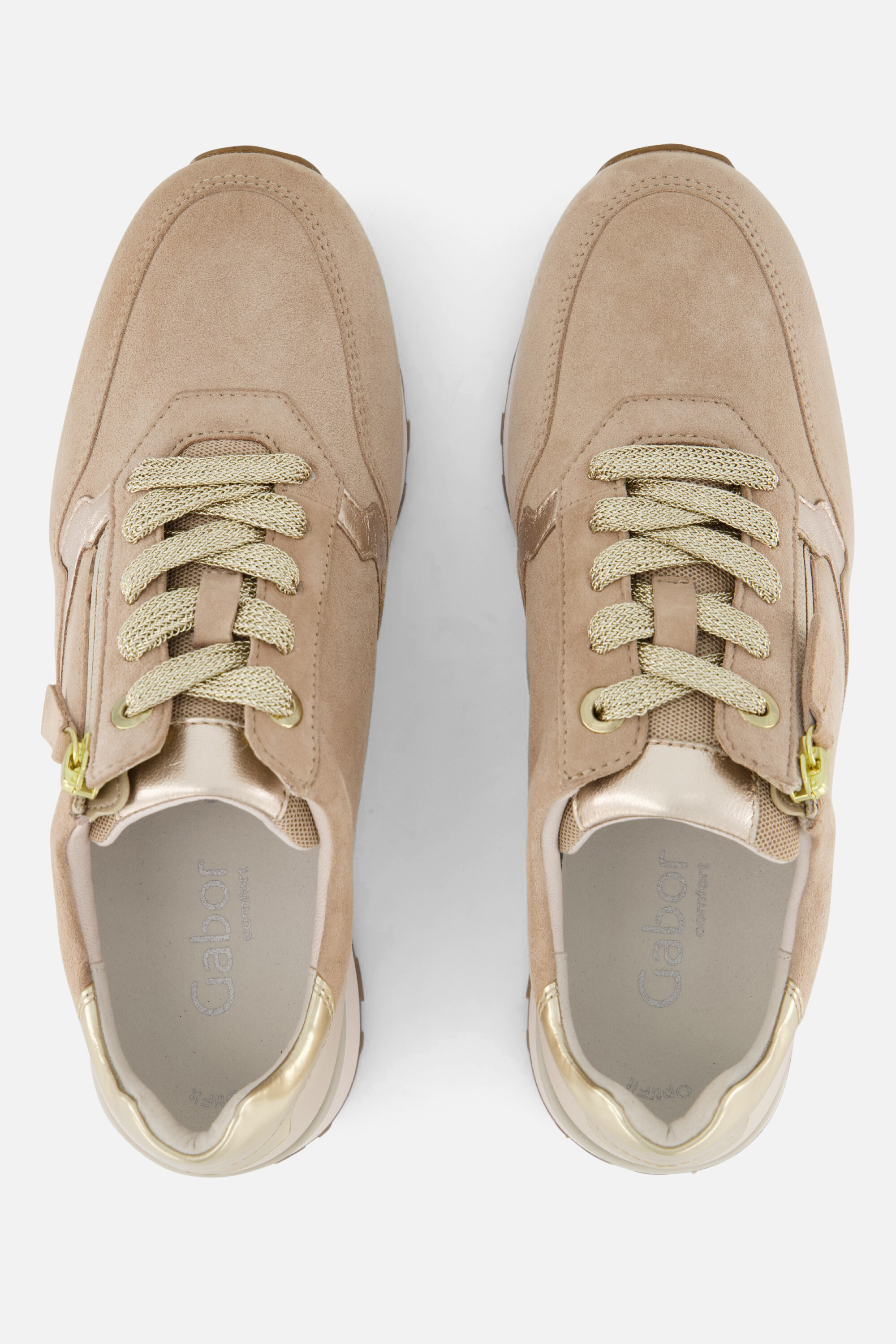 Gabor Sneakers beige Textiel afbeelding 2