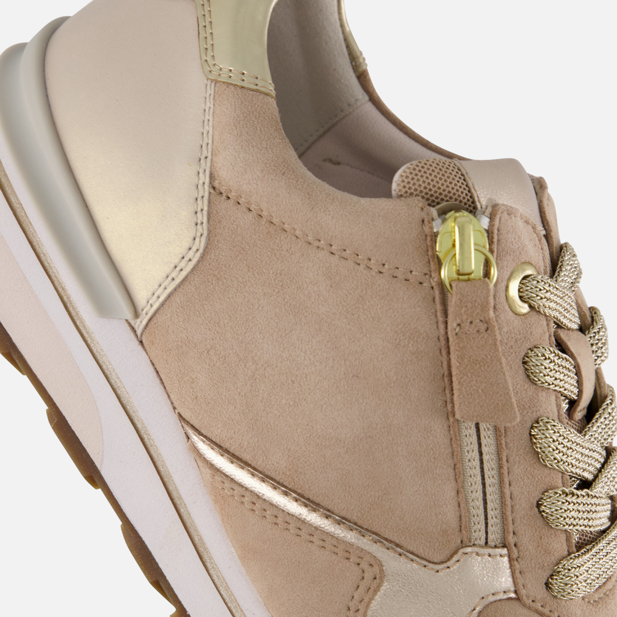 Gabor Sneakers beige Textiel afbeelding 4