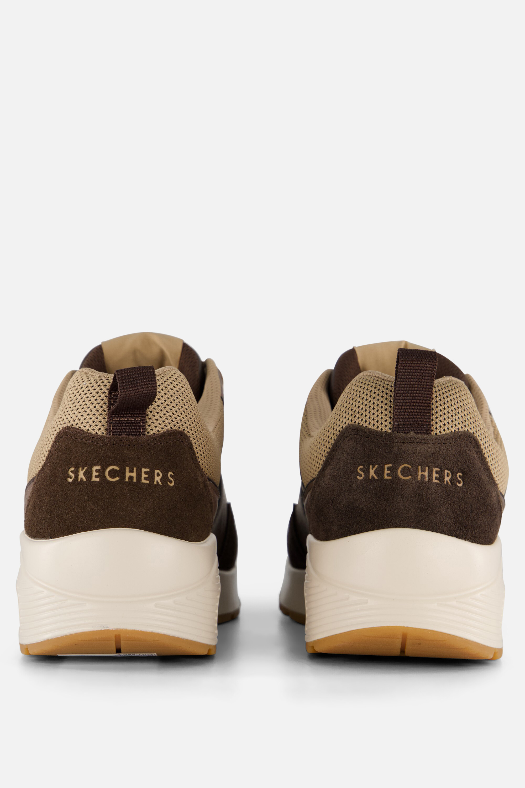 Skechers Uno-Retro One Sneakers bruin Suede afbeelding 2