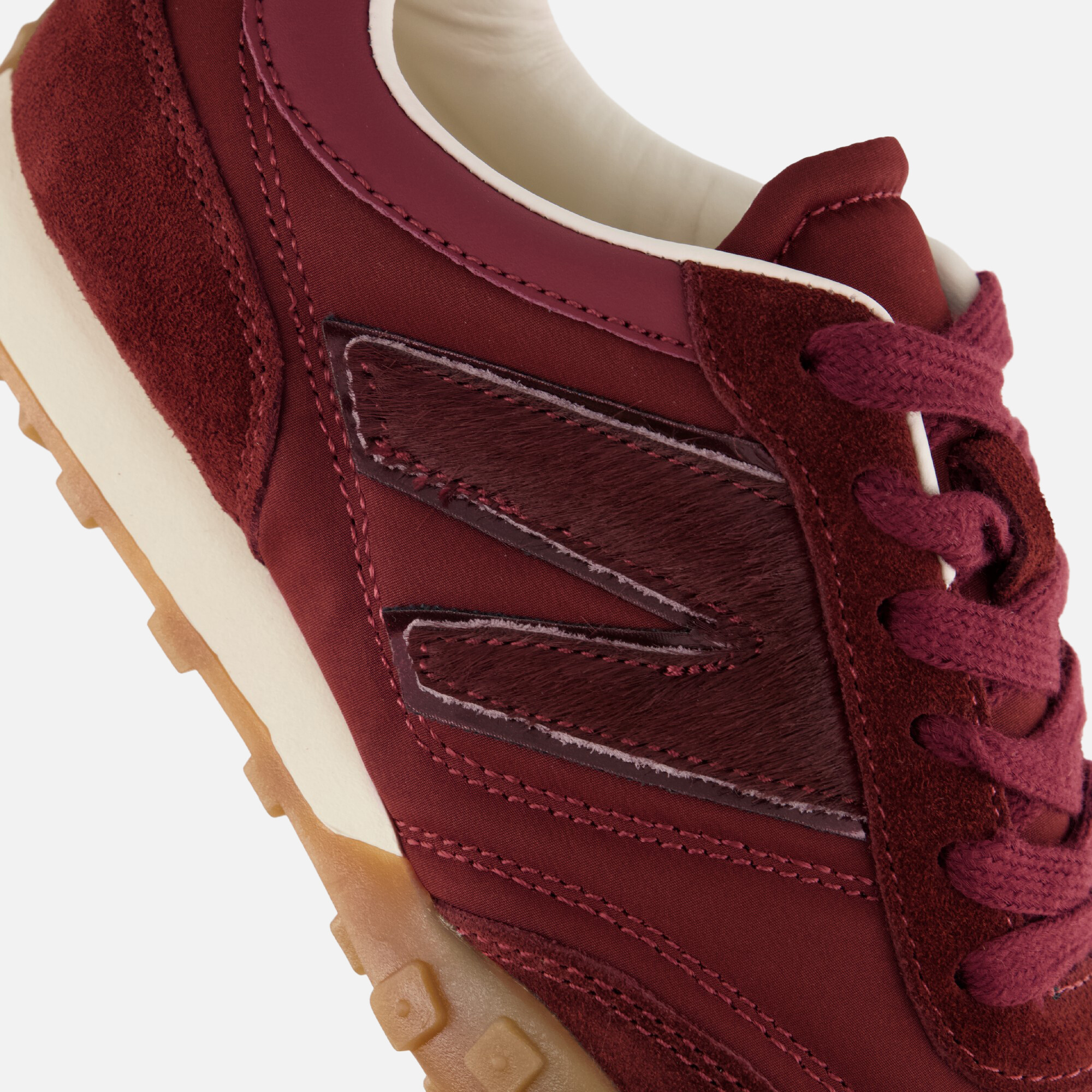 Linea Zeta Sneakers bordeaux Suede afbeelding 4