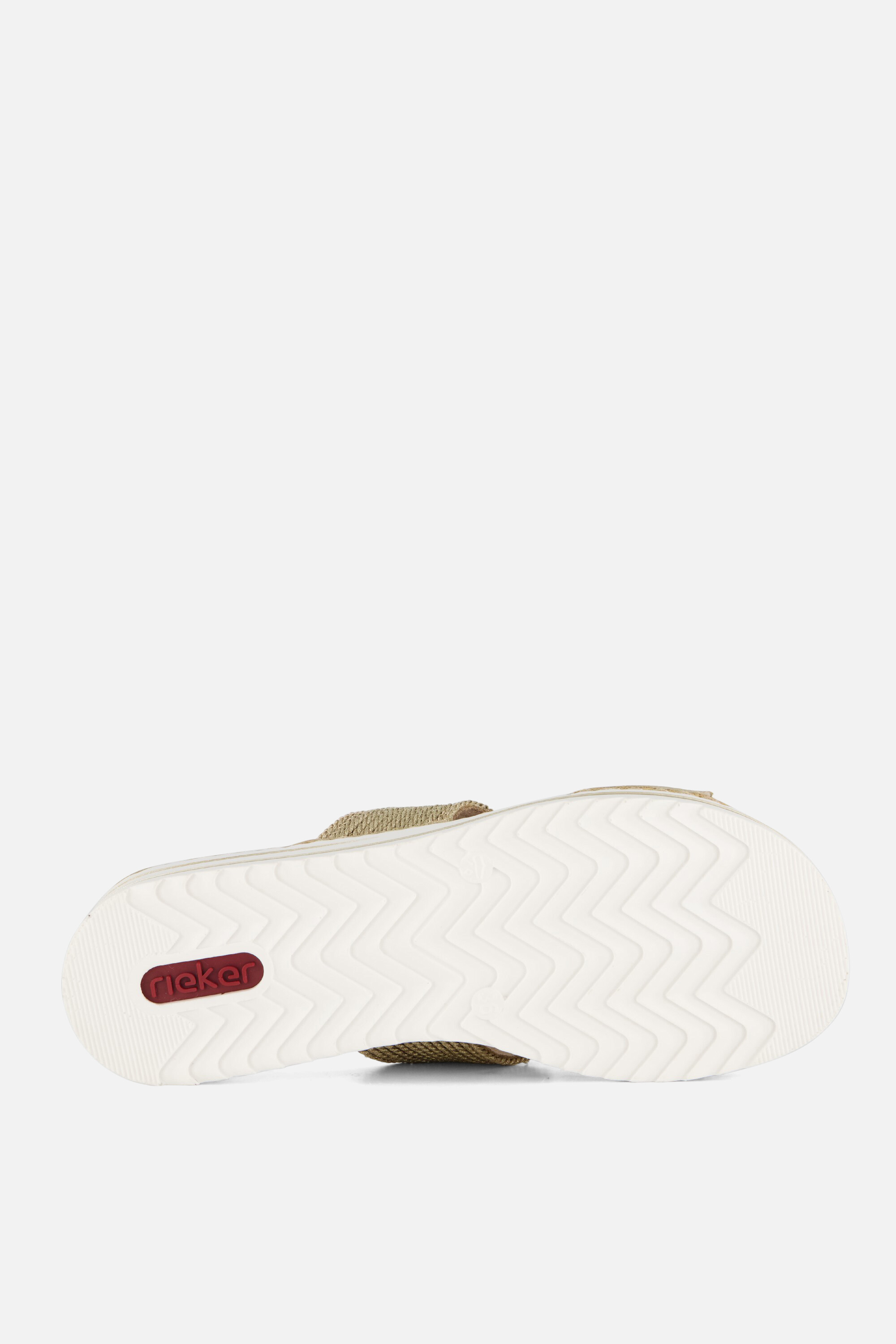 Rieker Slippers beige Textiel afbeelding 2