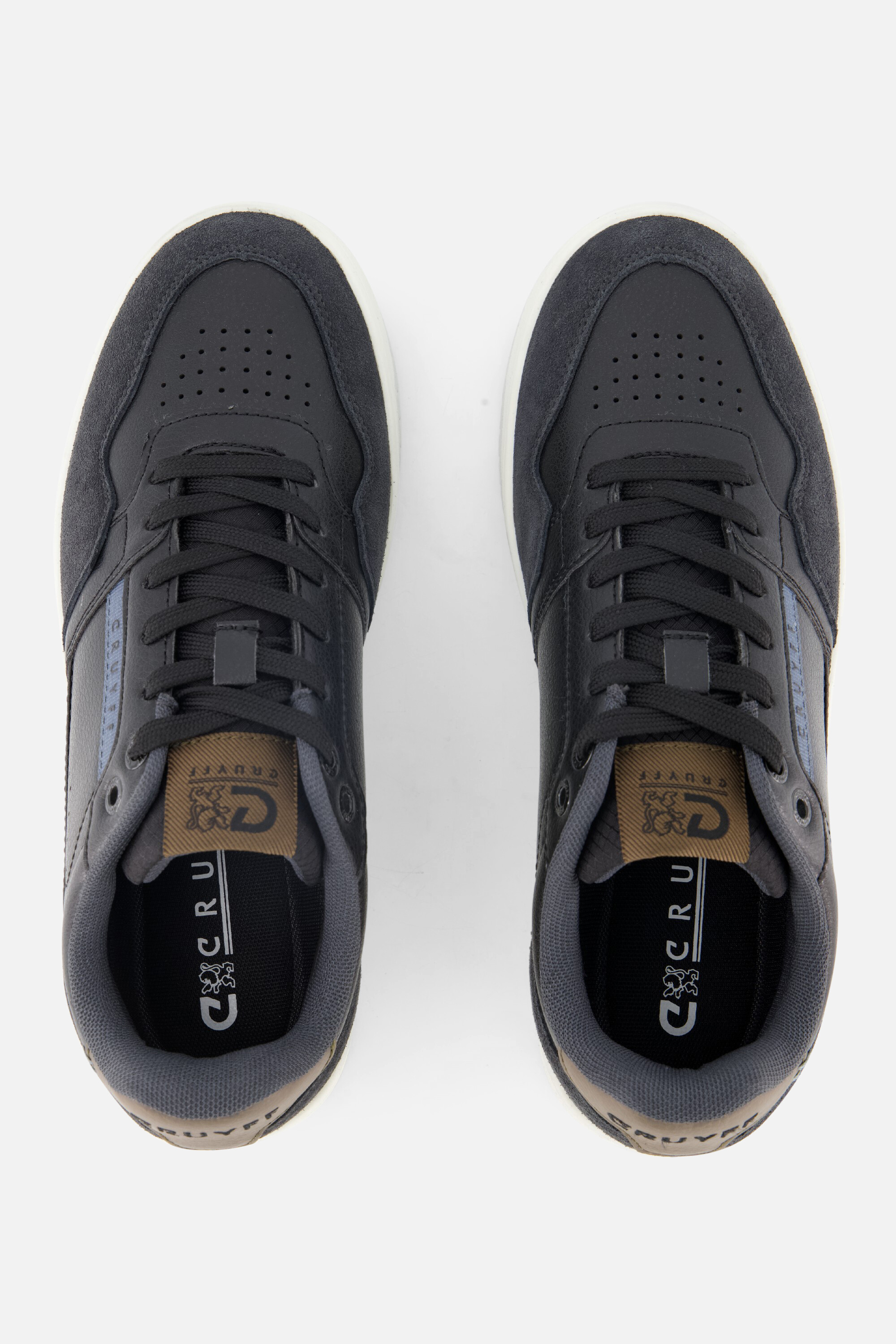 Cruyff Endorsed Sport Sneakers zwart Leer afbeelding 2
